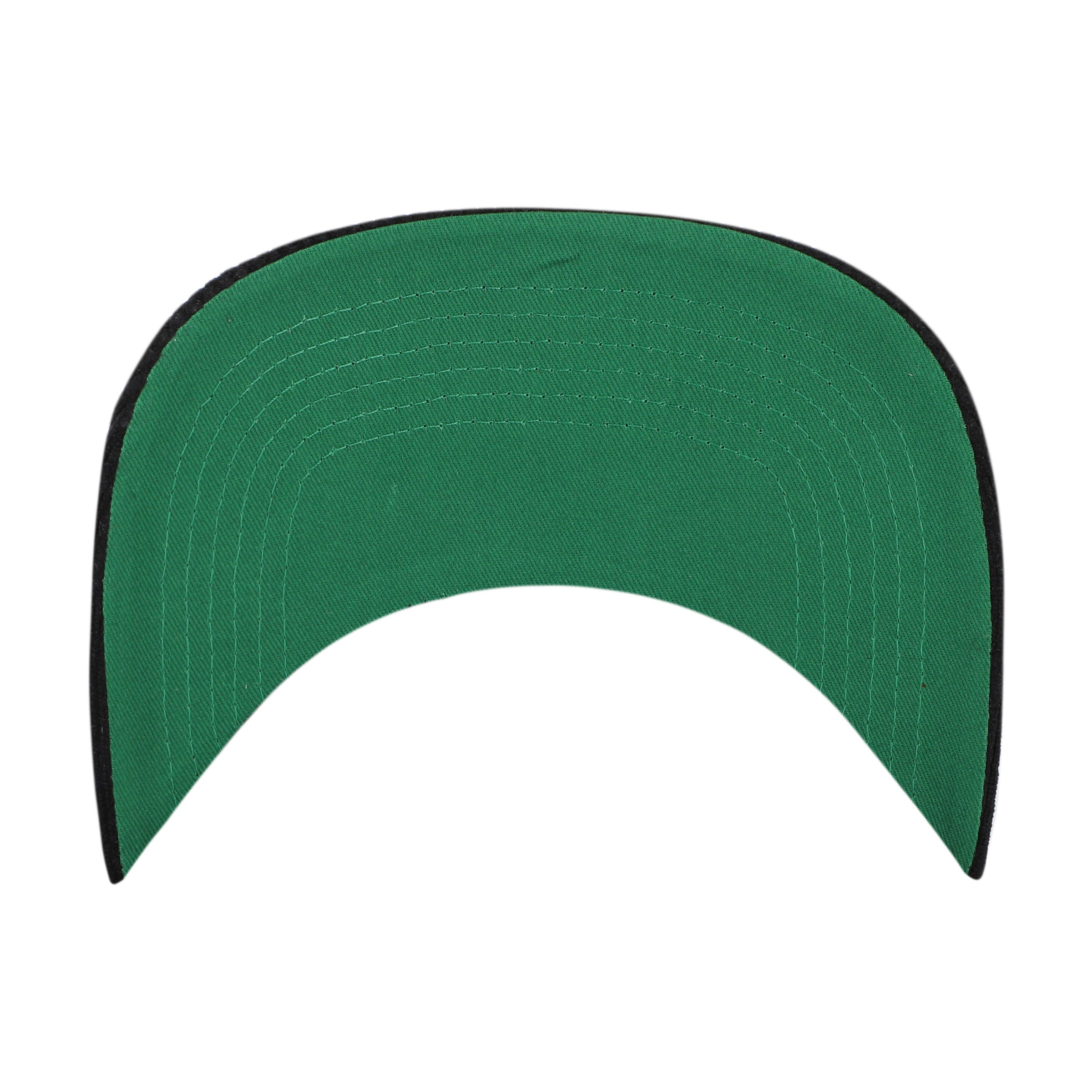 Vancouver Canucks NHL 47 Brand Men's Black Double Header Mesh Hitch Snapback