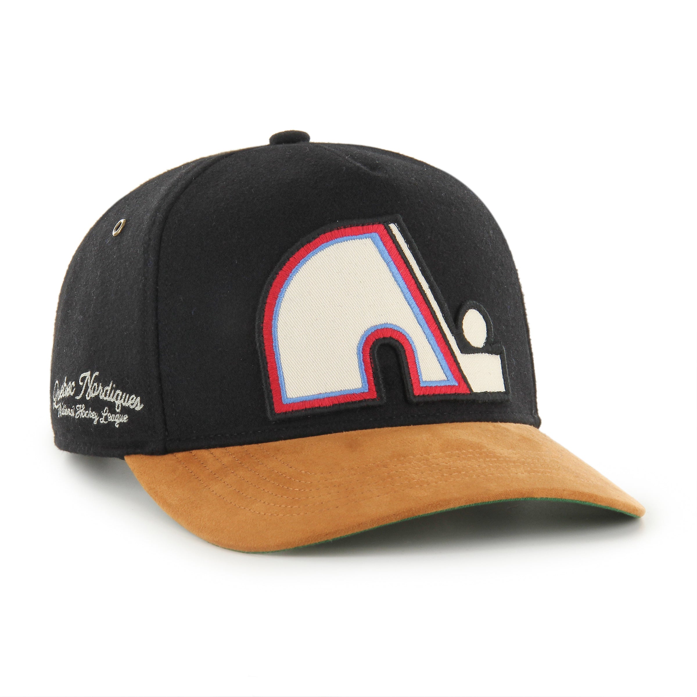 Casquette ajustable Golden Age Hitch pour homme de la LNH 47 Brand des Nordiques de Québec, noire