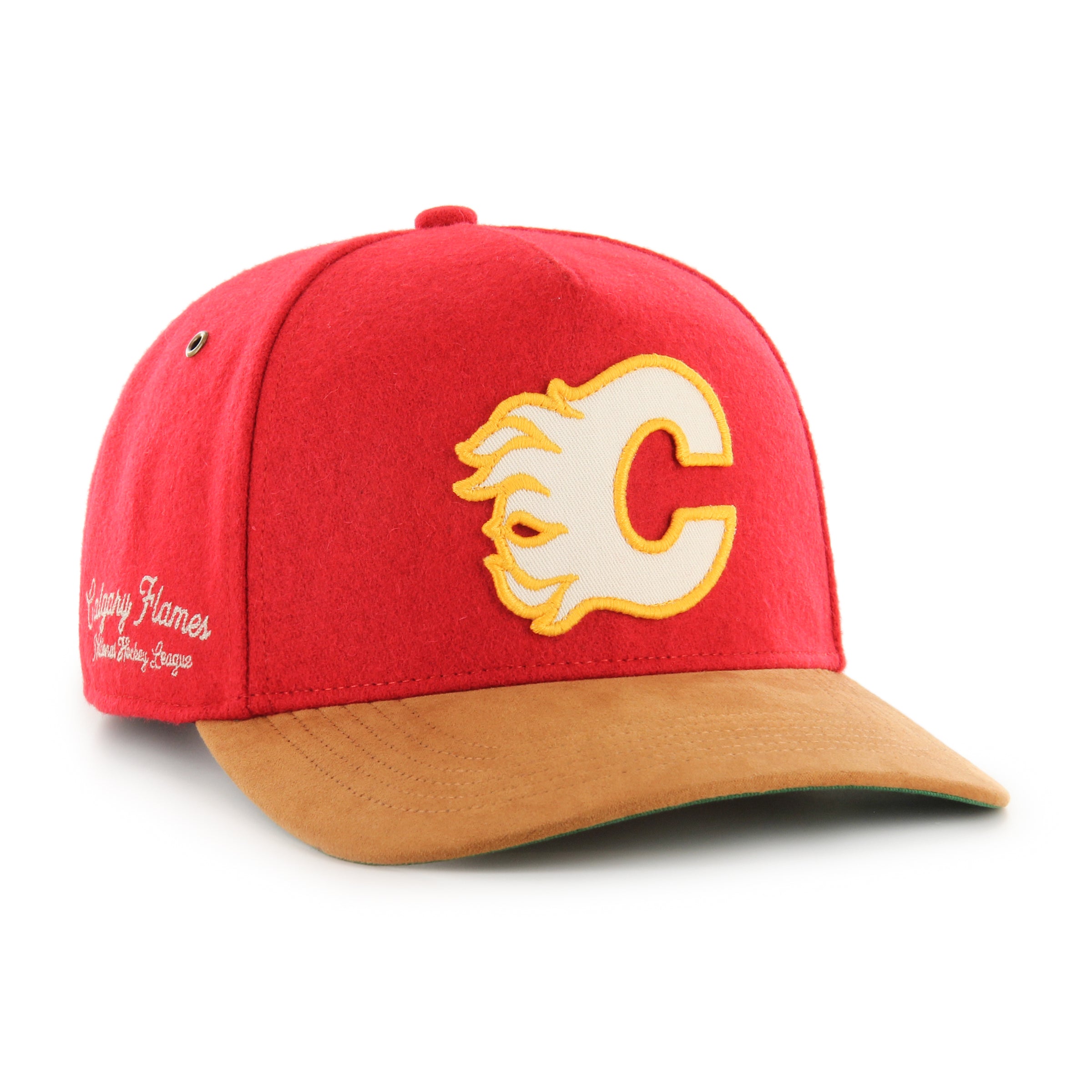 Calgary Flames NHL 47 Brand Men's Red Golden Age Hitch Adjustable Hat