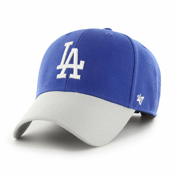 Casquette ajustable bicolore bleu roi/gris Los Angeles Dodgers MLB 47 Brand pour homme