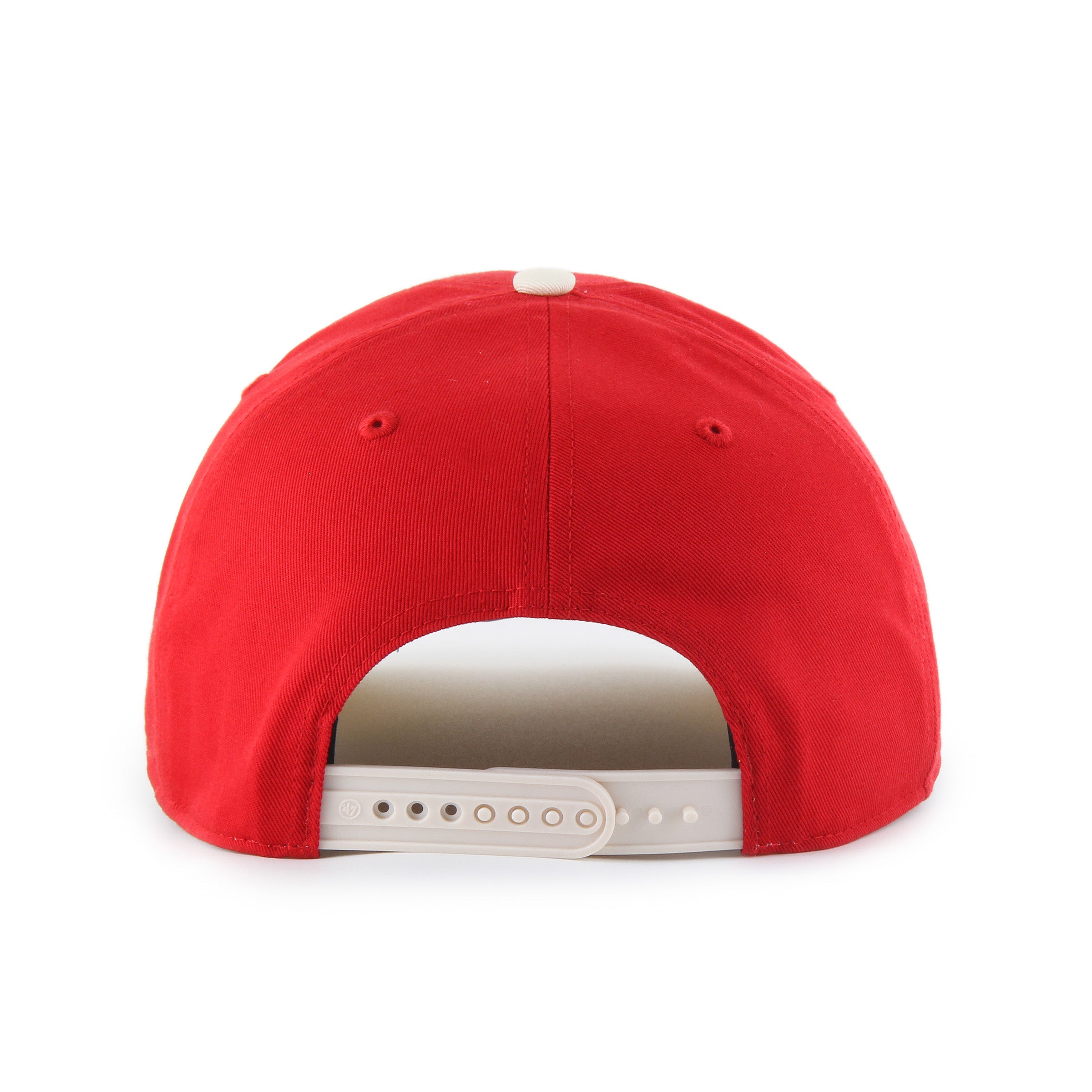 Detroit Red Wings NHL 47 Brand Men's Red Hard Hat Arch Hitch Snapback Hat