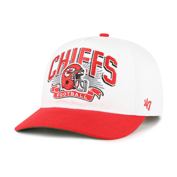 Casquette snapback blanche Kansas City Chiefs NFL 47 Brand pour homme Prime Play Hitch