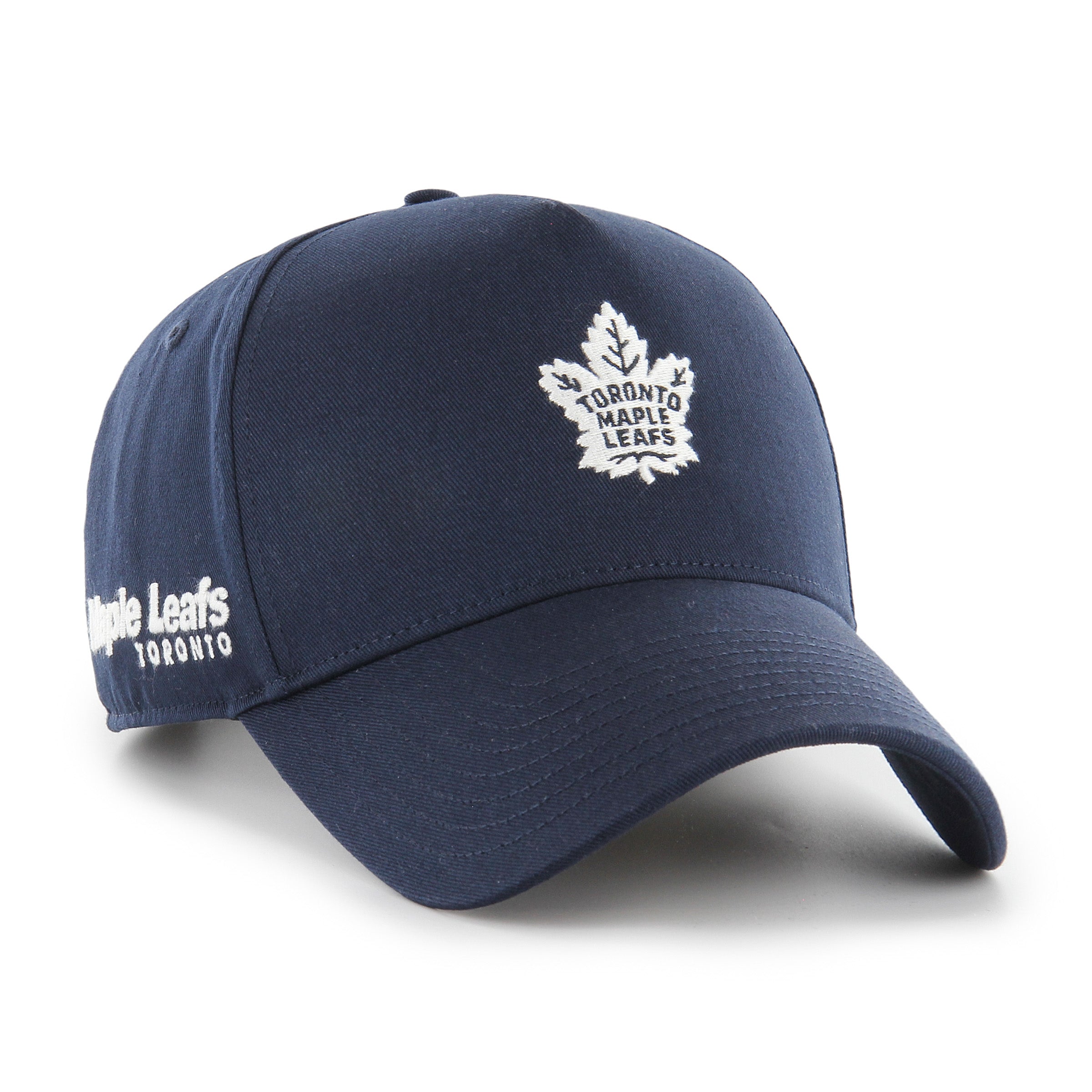 Casquette ajustable Toronto Maple Leafs NHL 47 Brand pour homme, bleu marine, modèle Foundational Offside Hitch