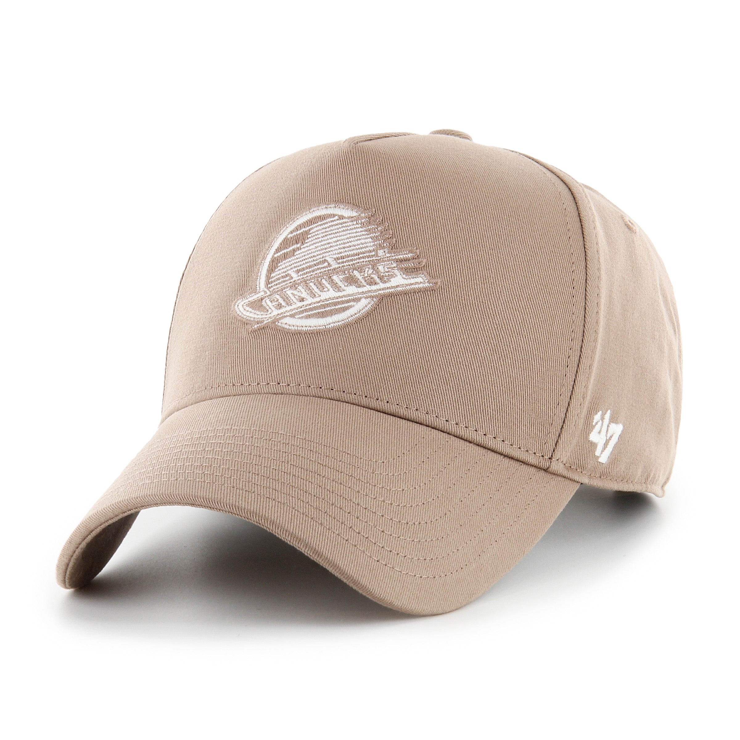 Casquette réglable 47 Brand Men's Sandstone Foundational Offside Hitch des Vancouver Canucks de la LNH
