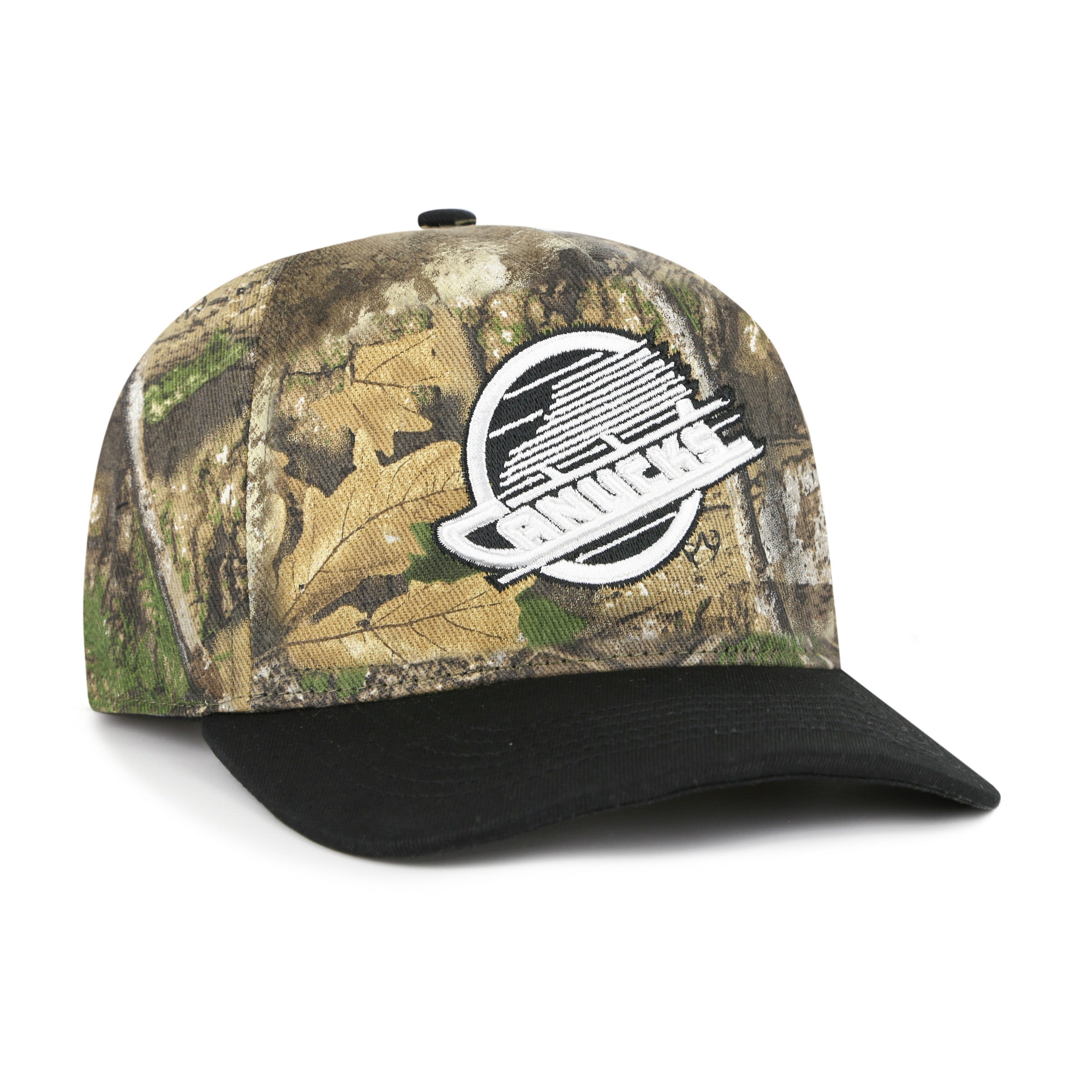 Vancouver Canucks NHL 47 Brand Men's RealTree APX 2-Tone Hitch Snapback Hat