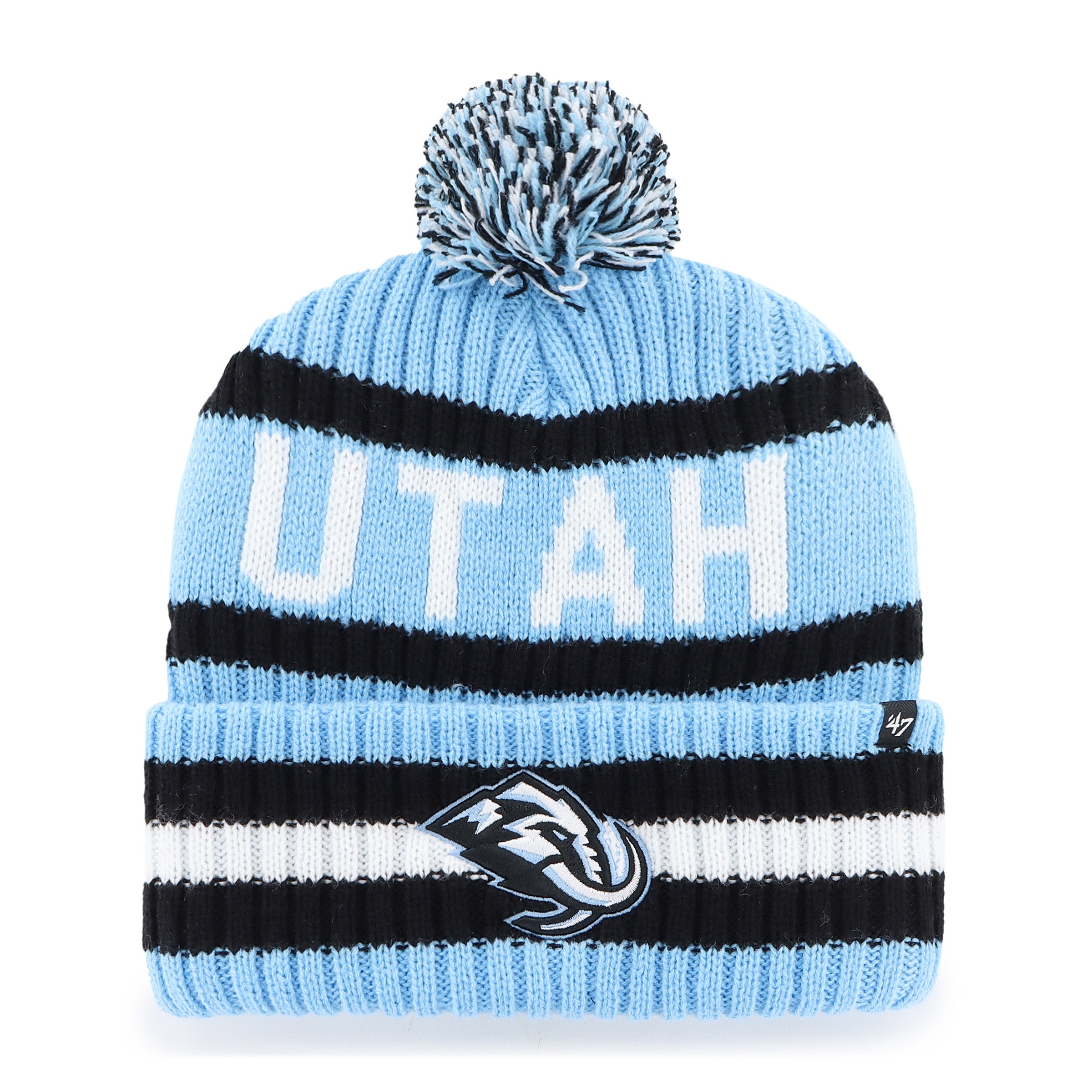 Pull à poignets Bering bleu montagne pour homme Utah Mammoth NHL 47 Brand