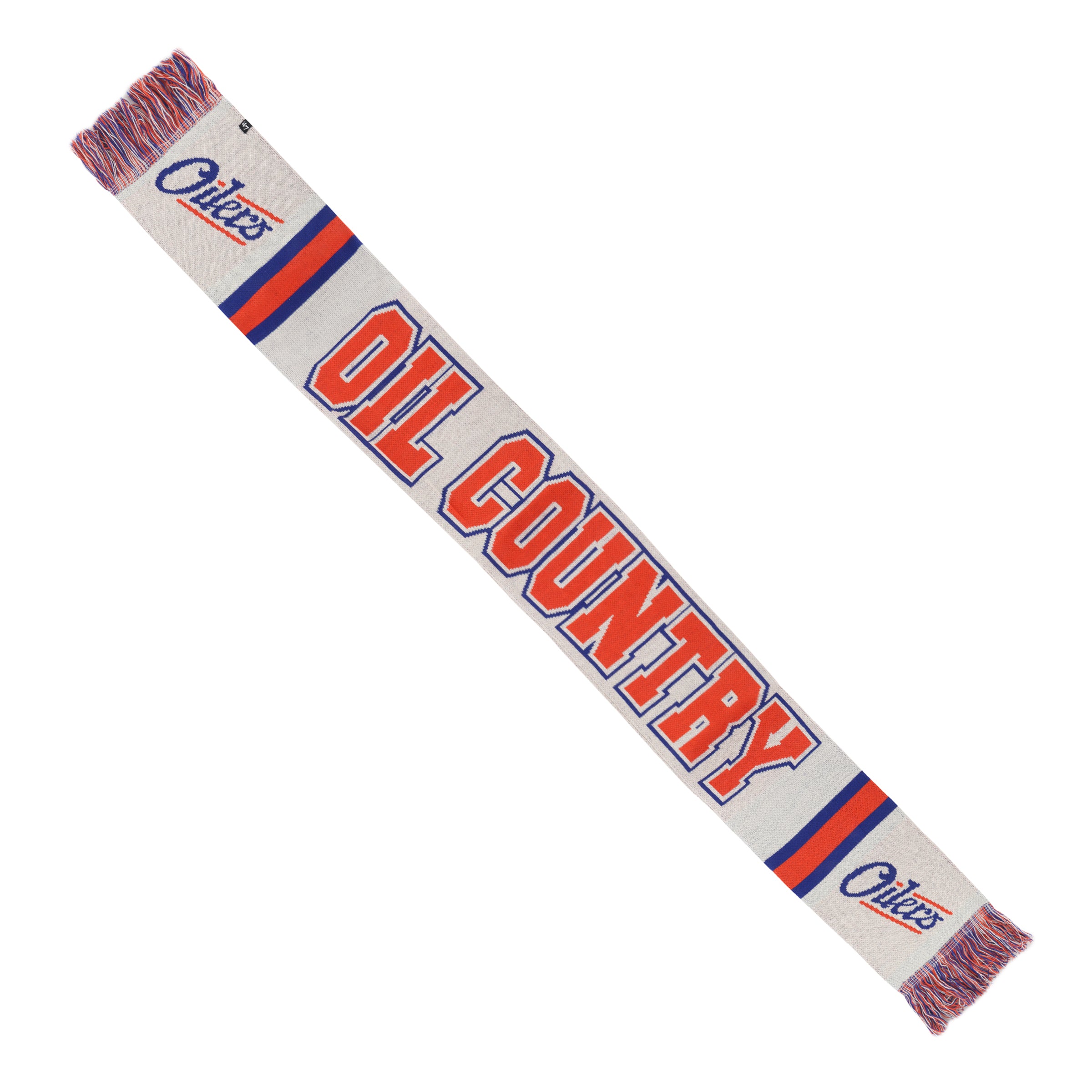 Edmonton Oilers NHL 47 Brand Men's Beige Alternate Breakaway Knit Scarf