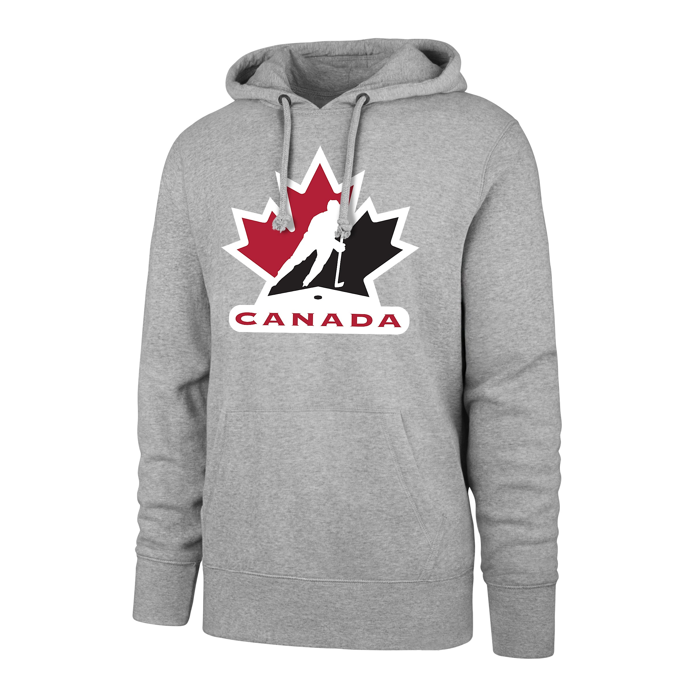 Hockey Canada IIHF 47 Brand Men's Athletic Grey Imprint Headline Hoodie