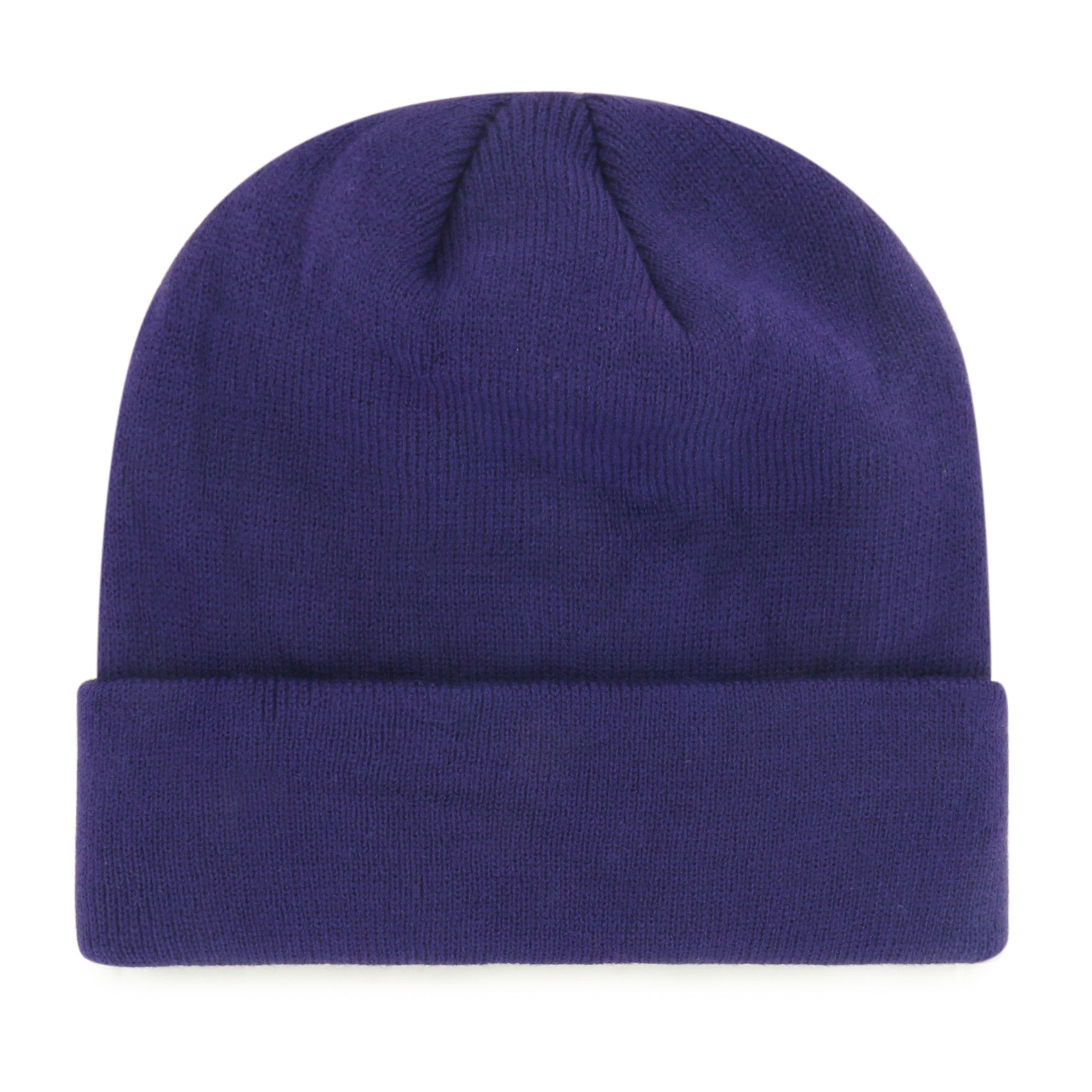 Bonnet en tricot violet à revers surélevé pour homme Louisiana State Tigers NCAA 47 Brand