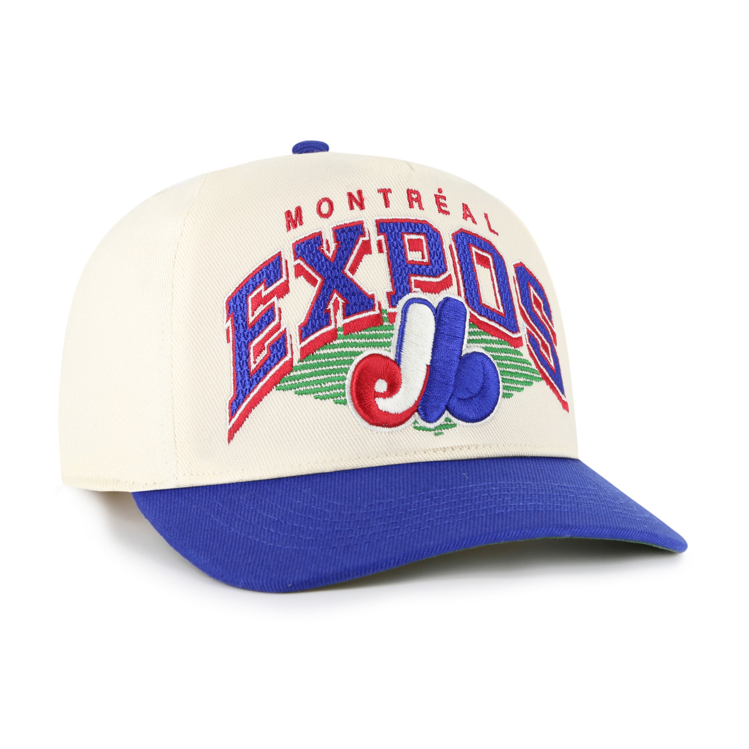 Montreal Expos MLB 47 Brand Men's Pomona Two Tone Hitch Snapback Hat