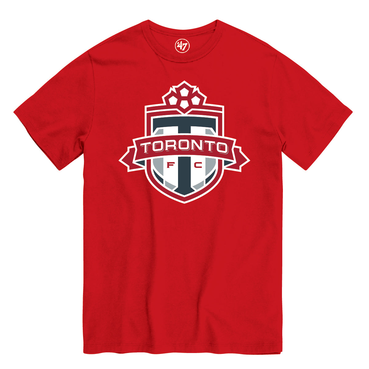 Toronto FC MLS 47 Brand Men's Red Imprint Fan T-Shirt