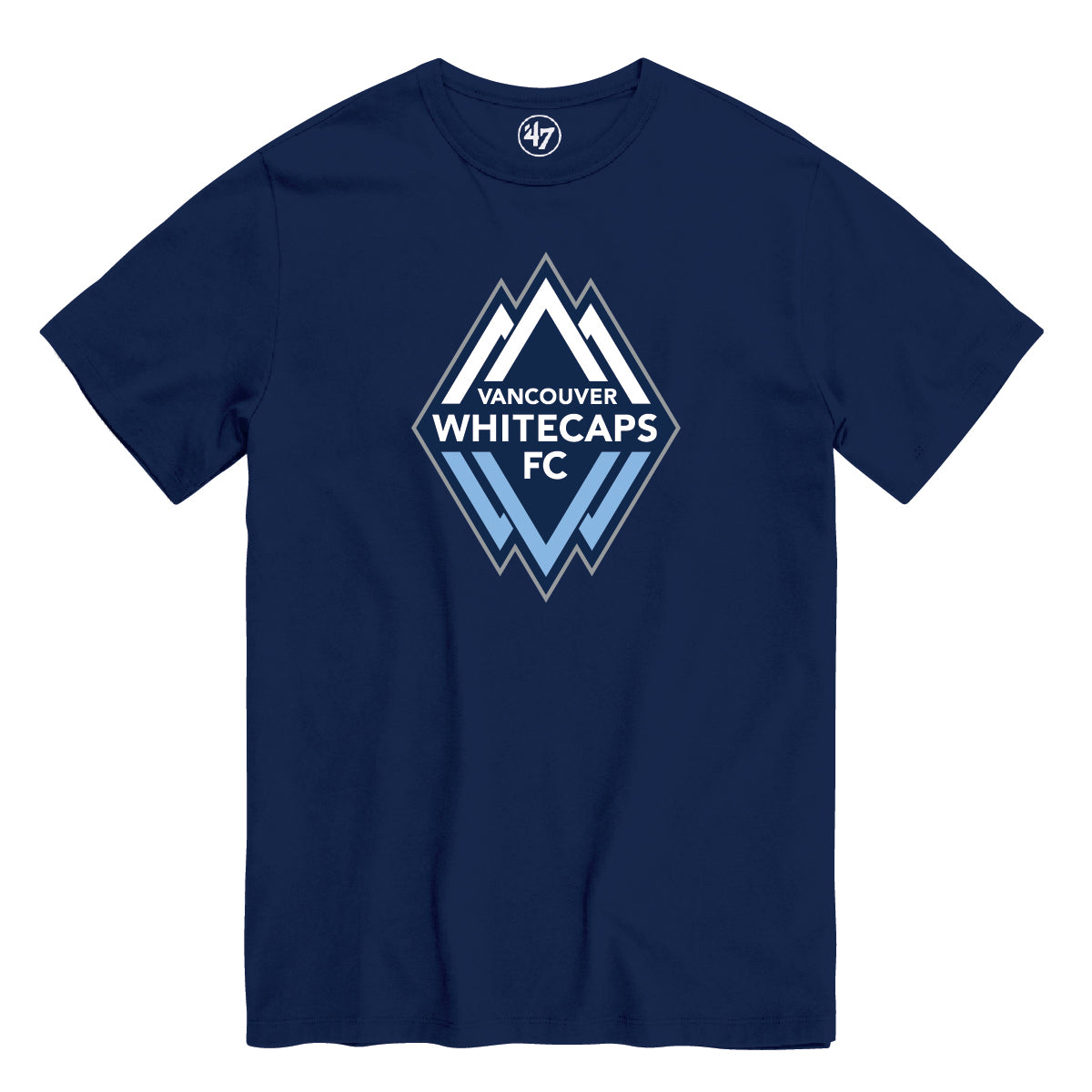 Vancouver Whitecaps FC MLS 47 Brand Men's Navy Imprint Fan T-Shirt