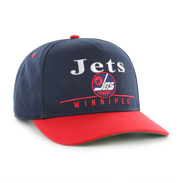 Winnipeg Jets NHL 47 Brand Men's Navy/Red Super Hitch Heritage Snapback Hat