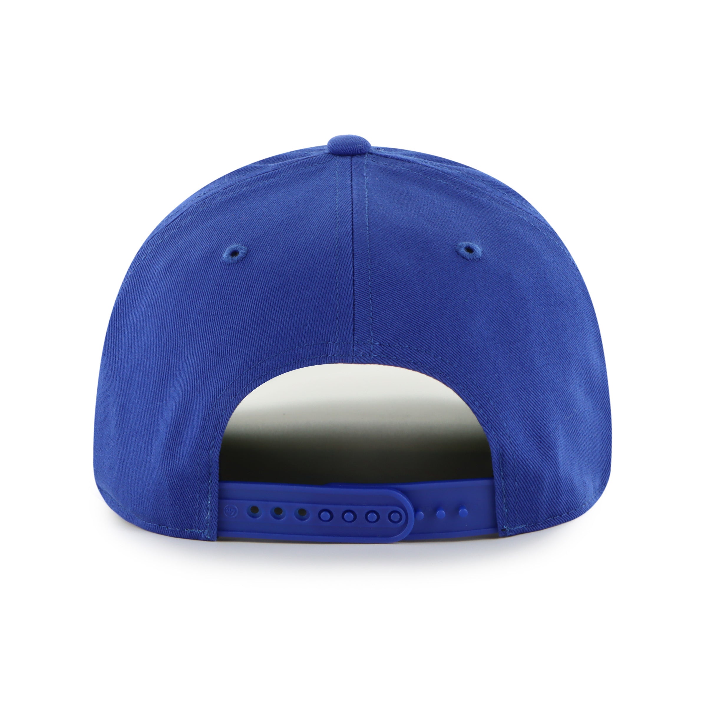 Edmonton Oilers NHL 47 Brand Men's Royal Break Wood Suede Hitch Snapback Hat