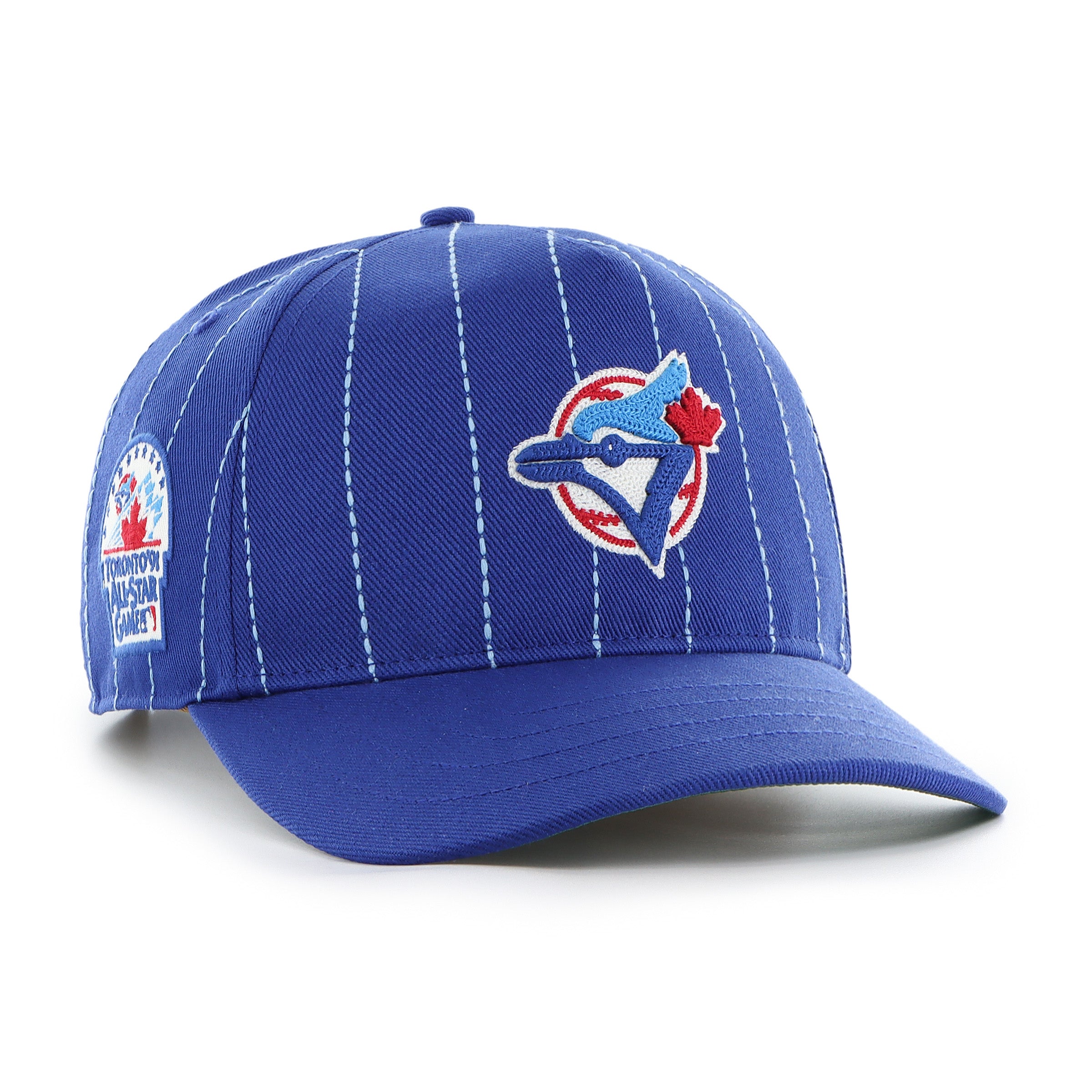 Toronto Blue Jays Cooperstown MLB 47 Brand Men's Royal Rawlings Pinstripe Hitch Adjustable Hat