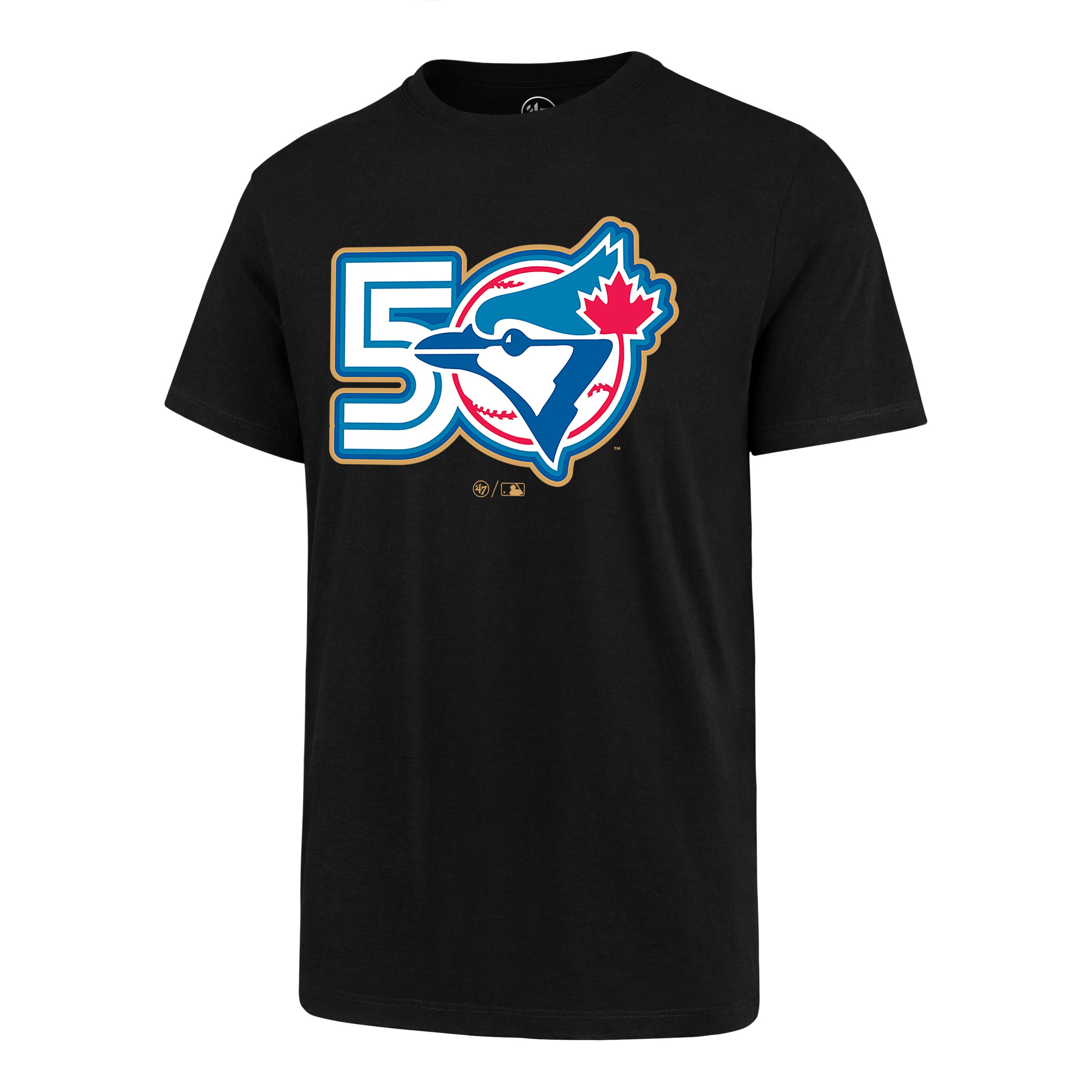 T-shirt homme Toronto Blue Jays MLB 47 Brand 50e saison noir