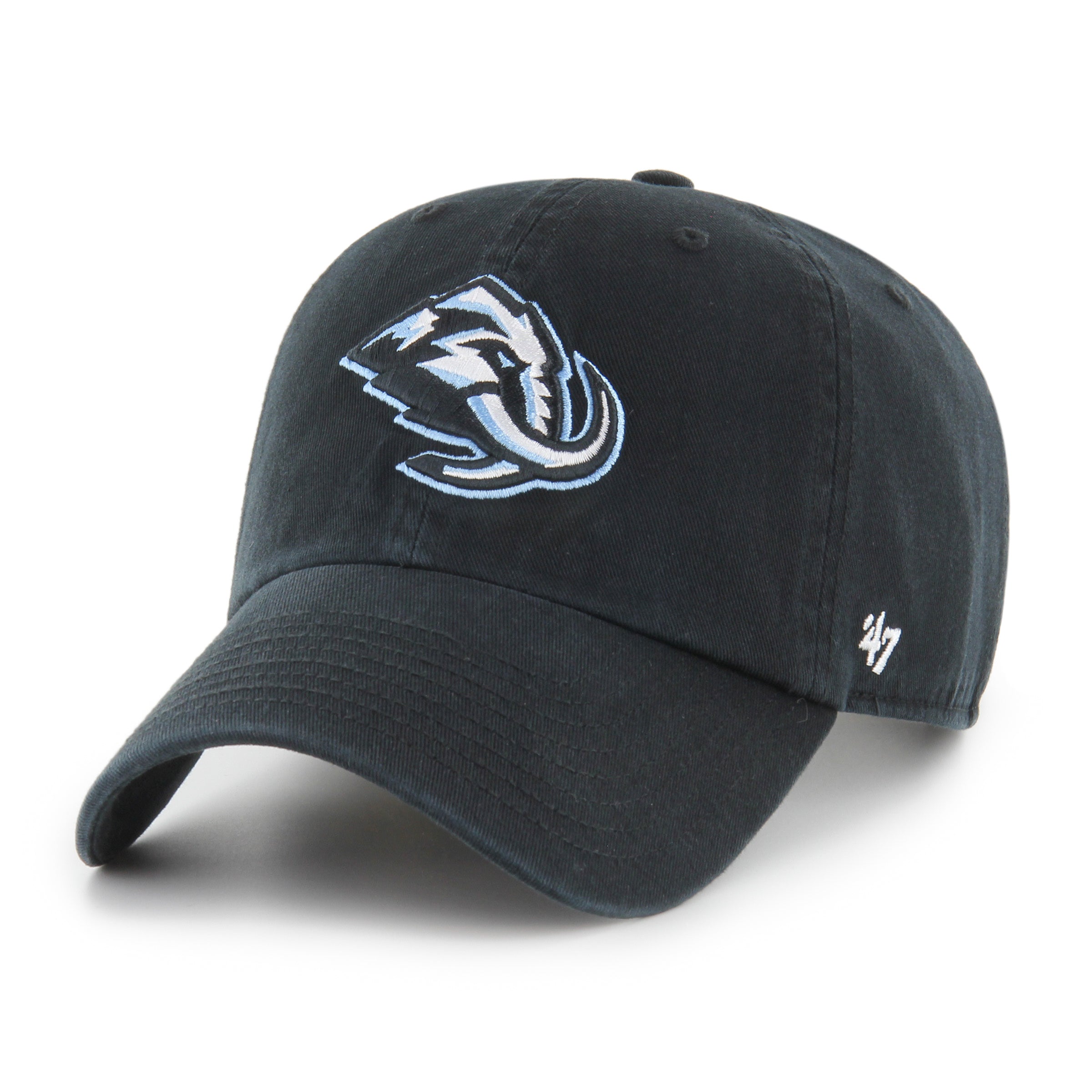 Utah Mammoth NHL 47 Brand Men's Black Clean Up Adjustable Hat