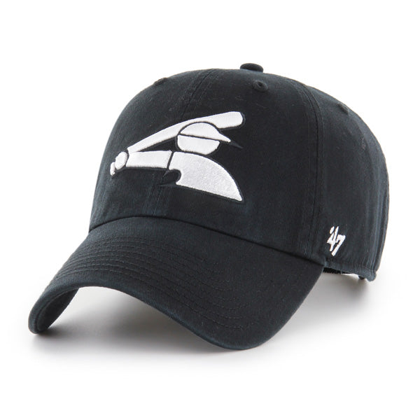 Chicago White Sox MLB 47 Brand Men's Black Vintage Cooperstown Clean Up Adjustable Hat