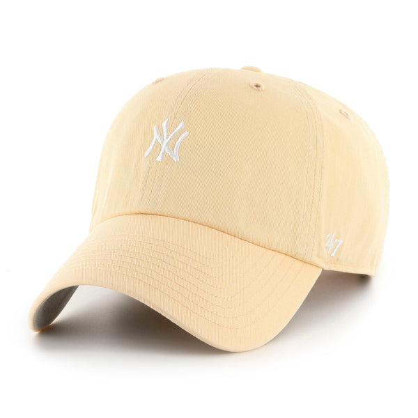 New York Yankees MLB 47 Brand Men's Apricot Base Runner Ballpark Clean Up Adjustable Hat