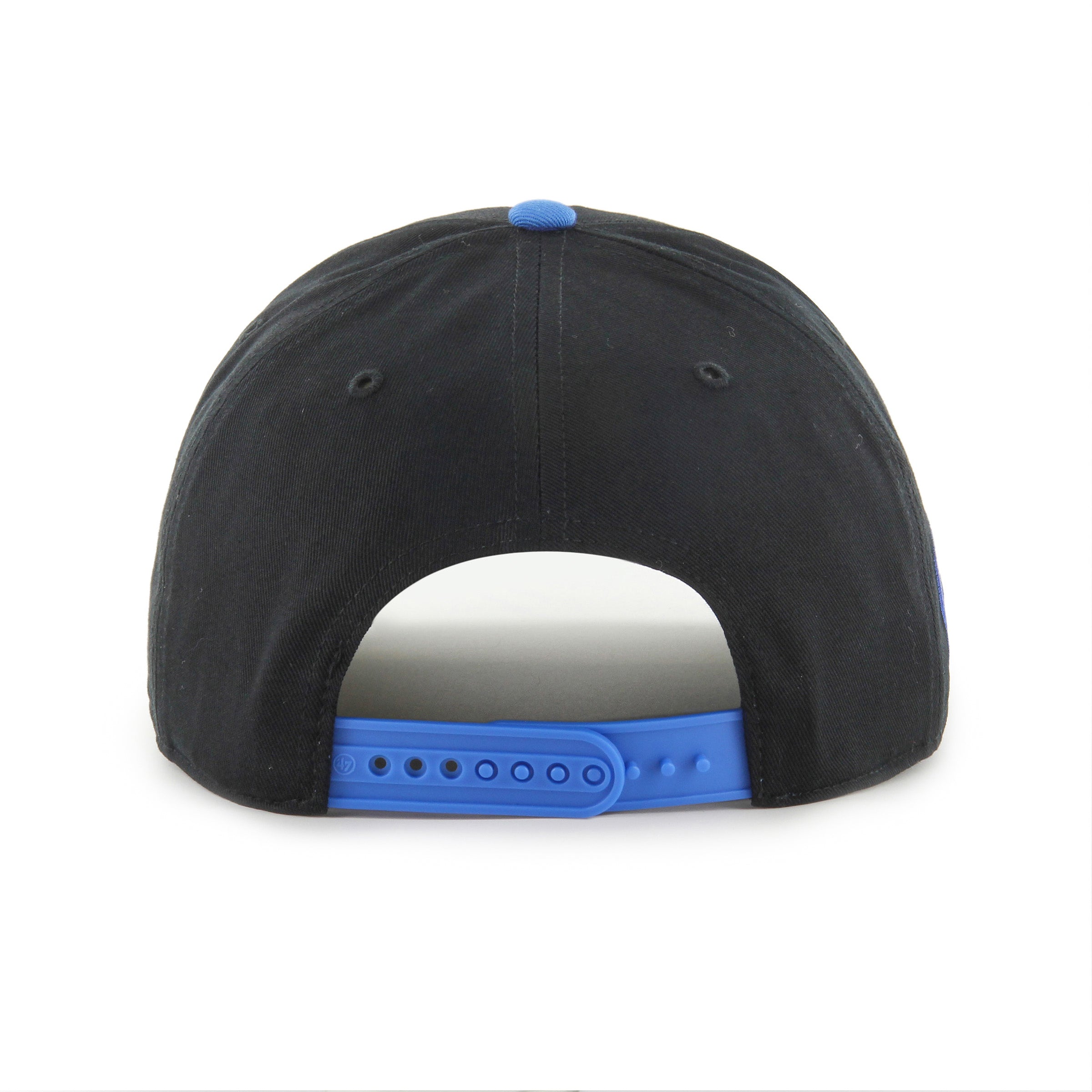 Quebec Nordiques NHL 47 Brand Men's Black Crosstown Script Rope Hitch Adjustable Hat