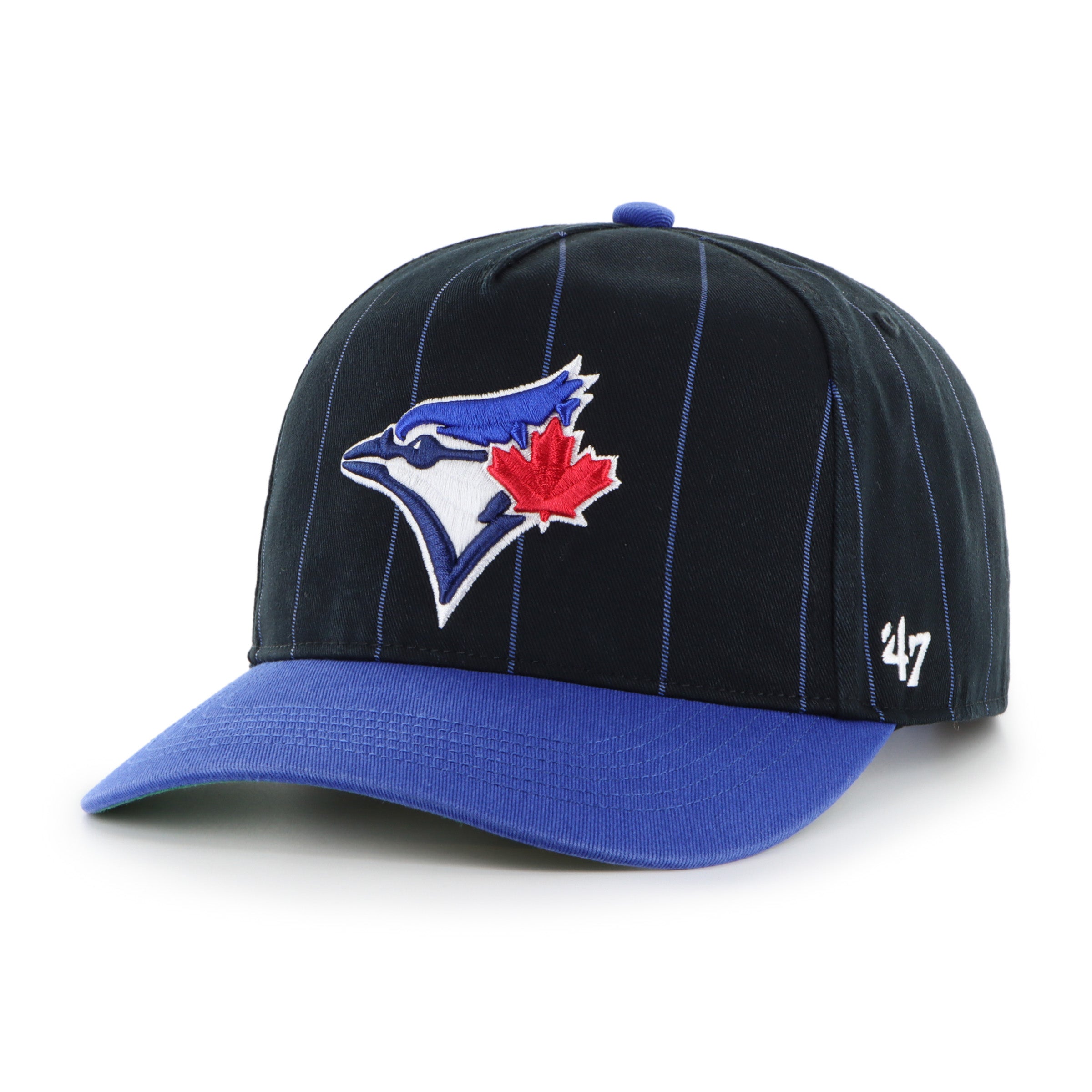 Toronto Blue Jays MLB 47 Brand Men's Navy / Royal Pinstripe Hitch Adjustable Hat