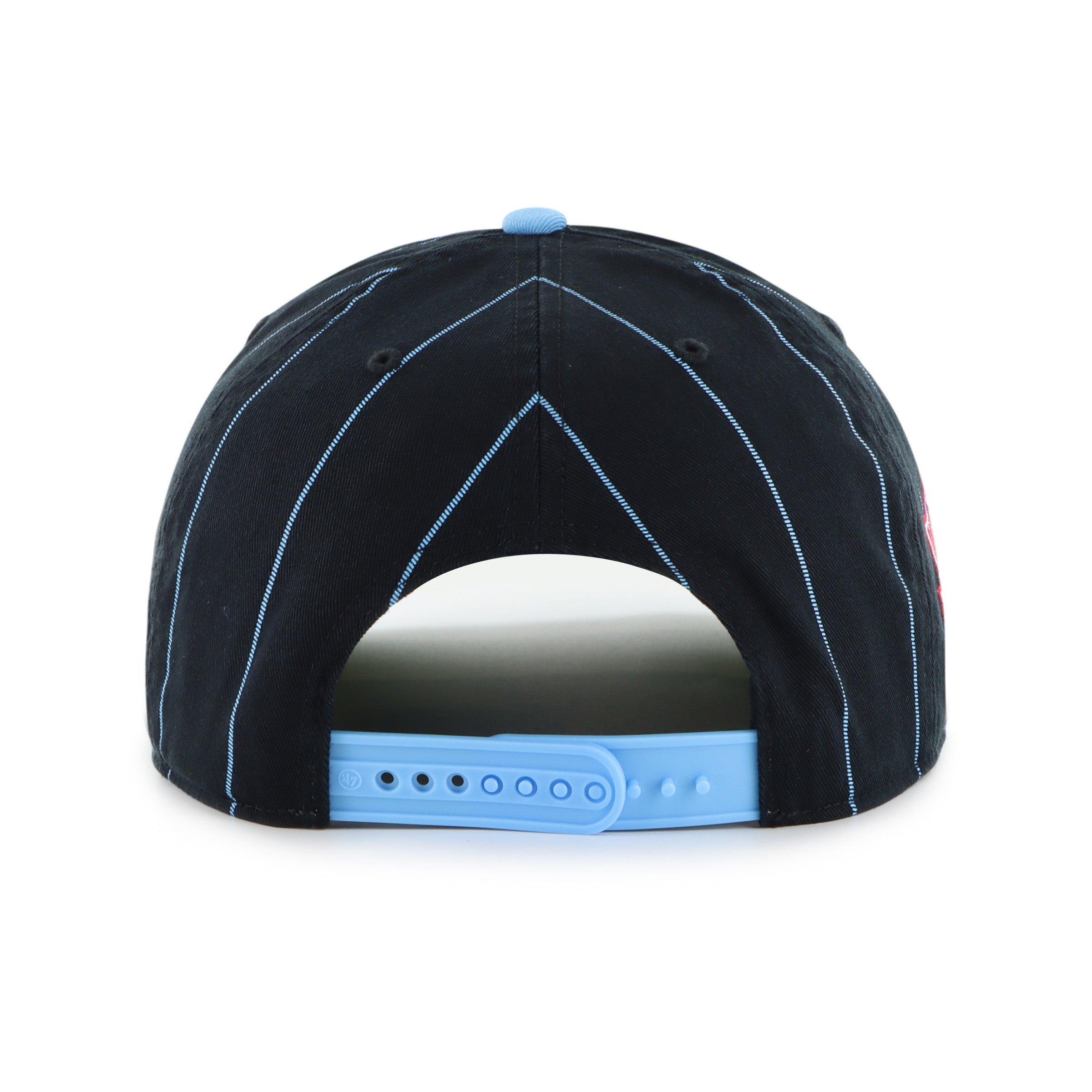 Toronto Blue Jays MLB 47 Brand Men's Navy / Light Blue Cooperstown Pinstripe Hitch Adjustable Hat