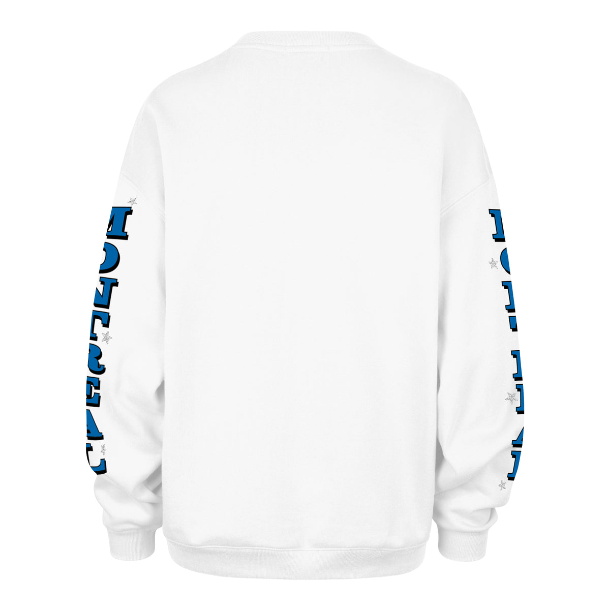 Montreal Canadiens NHL 47 Brand Women's White Thunderous Oversized Crew Sweater