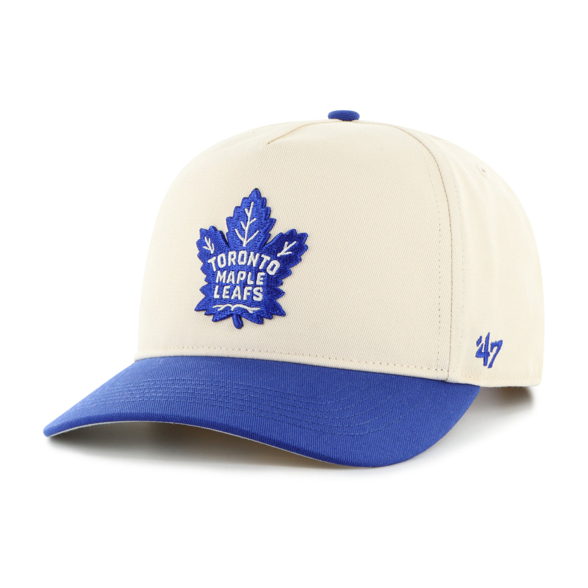 Toronto Maple Leafs NHL 47 Brand Men's Natural Two Tone Hitch Adjustable Hat