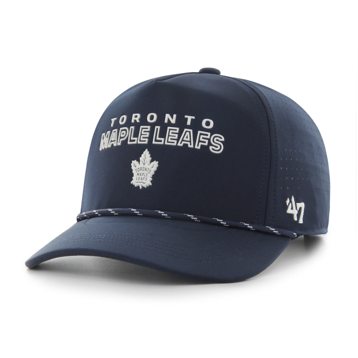Toronto Maple Leafs NHL 47 Brand Men's Navy Vault Hitch Adjustable Hat