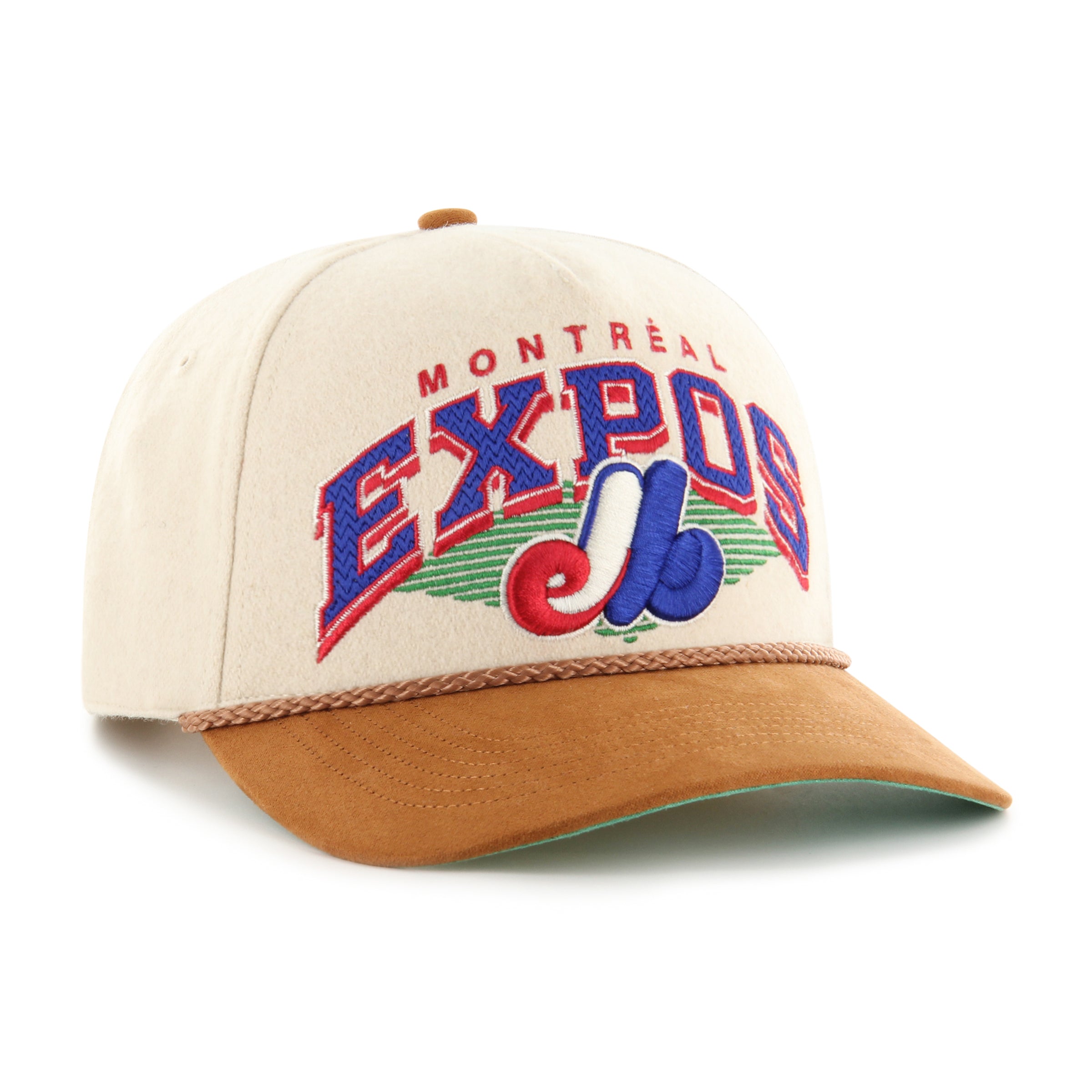 Casquette Snapback en laine Pomona pour homme de la marque MLB 47 des Expos de Montréal