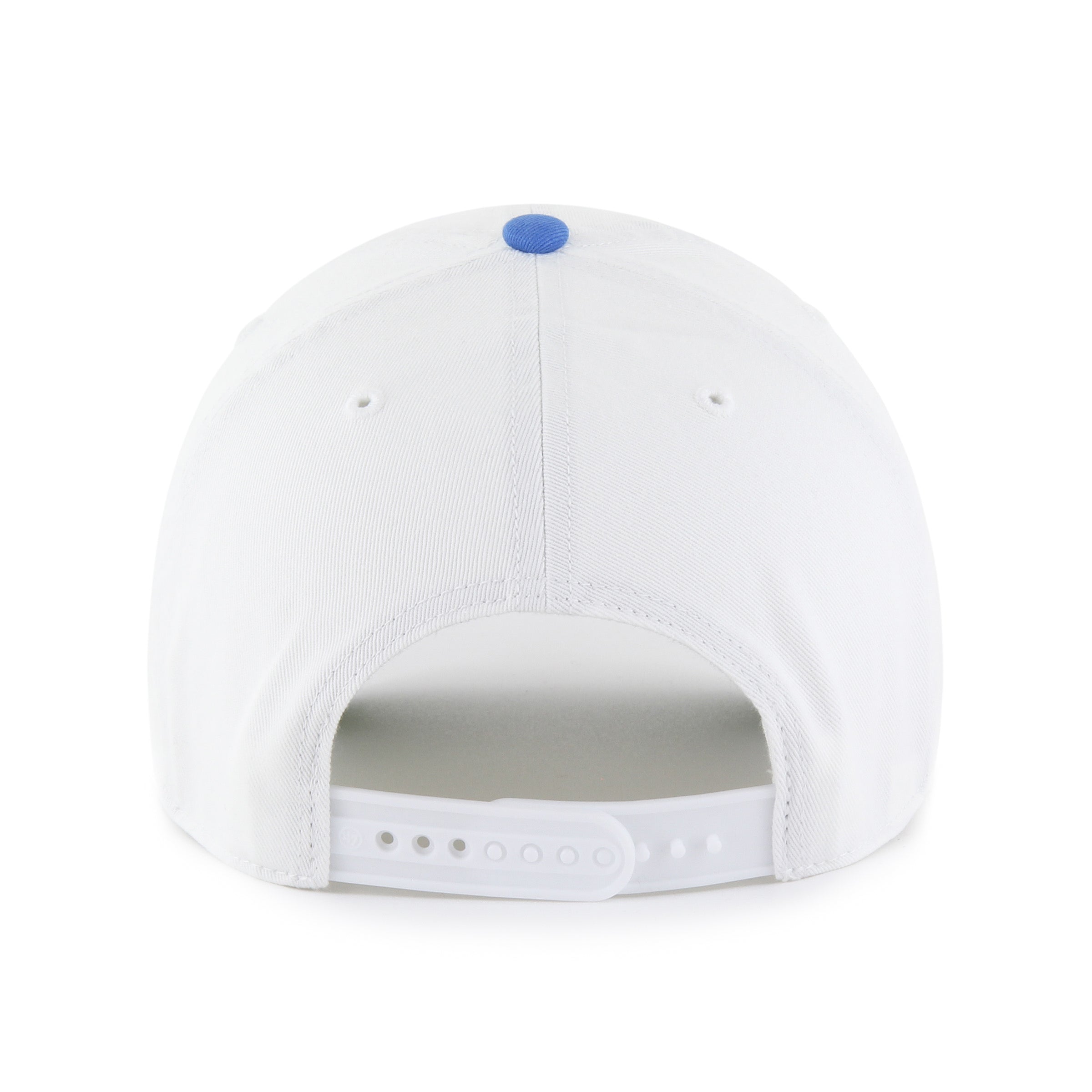 Quebec Nordiques NHL 47 Brand Men's White Double Header Clean Up Adjustable Hat