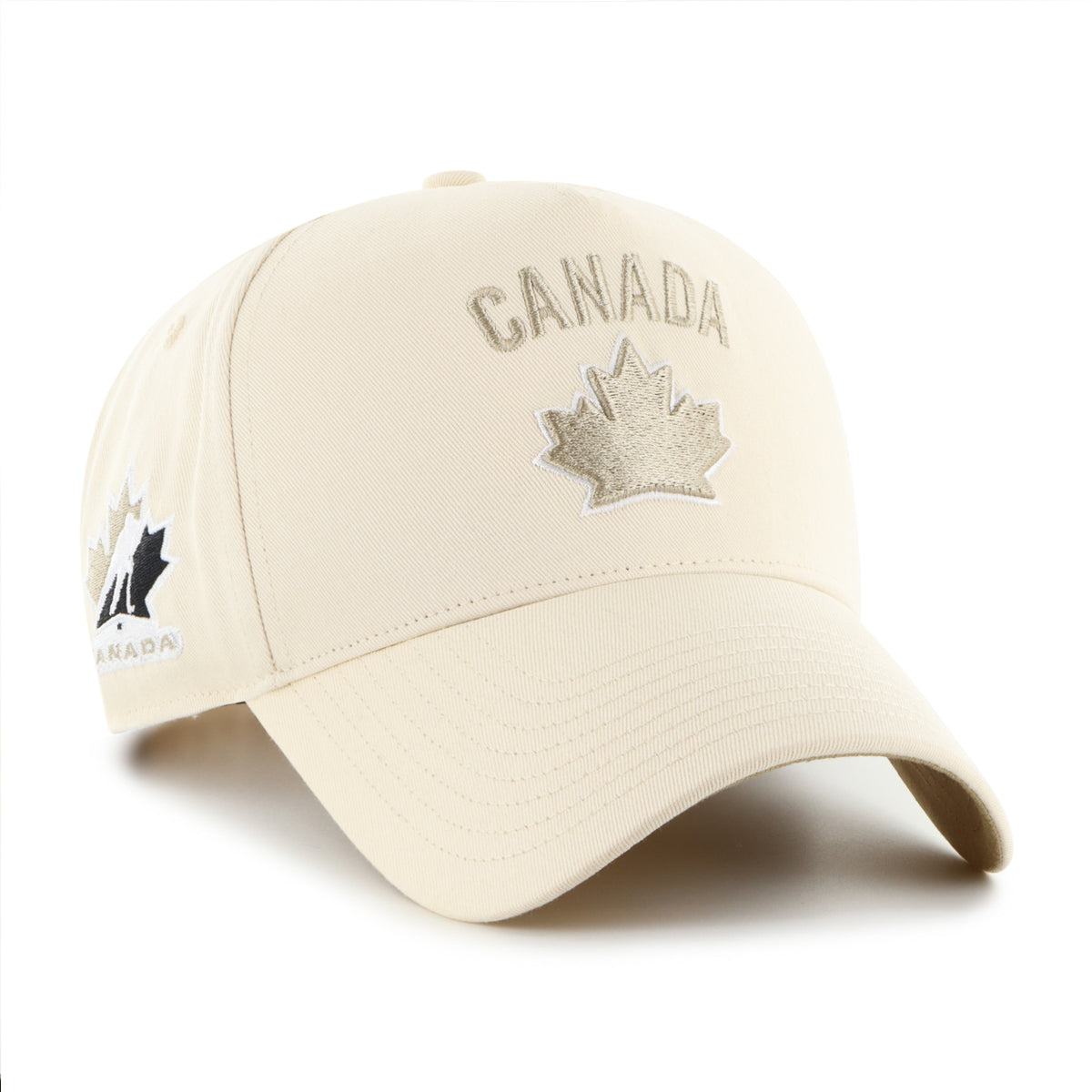 Hockey Canada IIHF 47 Brand Men's Creme De La Creme Sure Shot A-Frame Snapback Hat