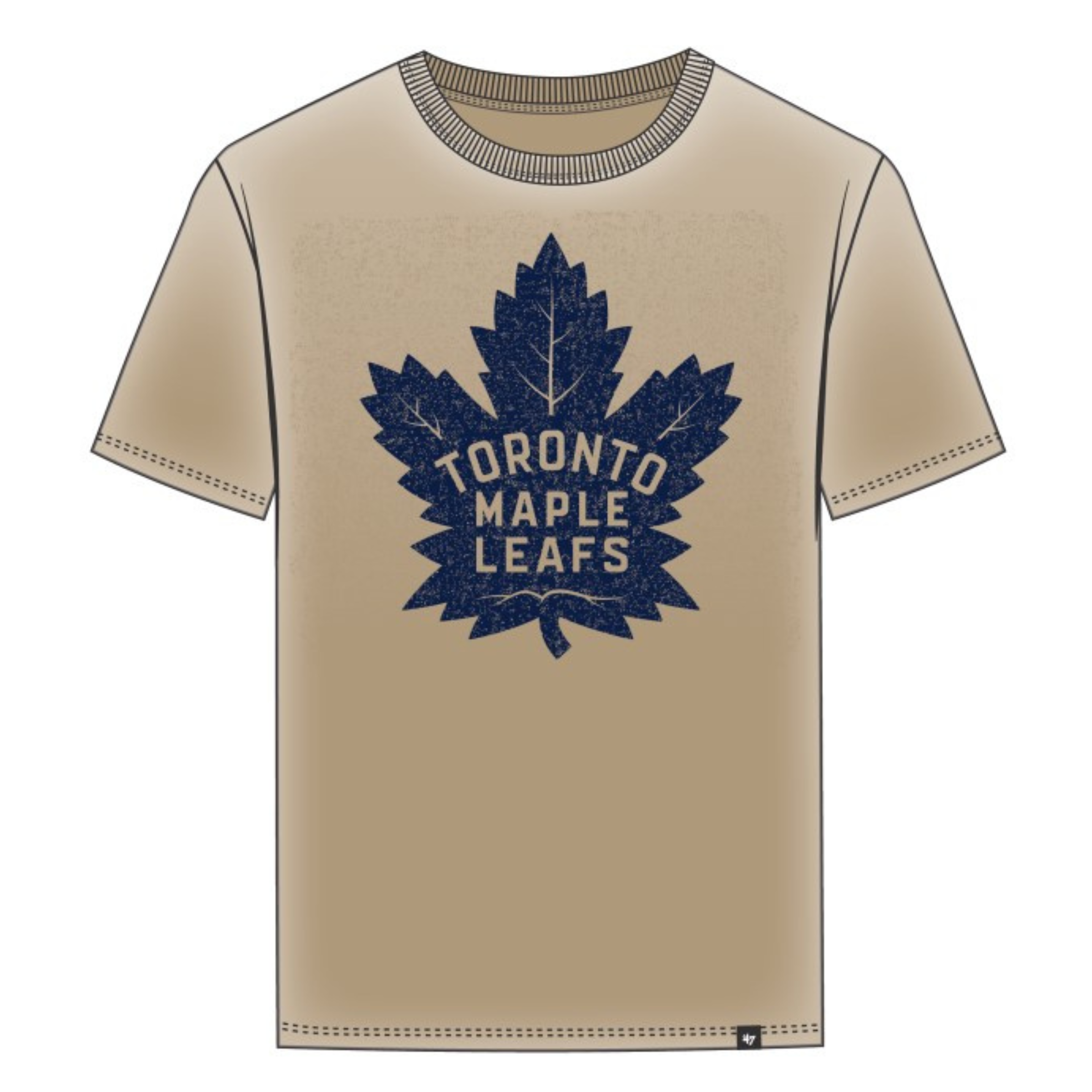 Toronto Maple Leafs NHL 47 Brand Men's Dusted Imprint River T-Shirt