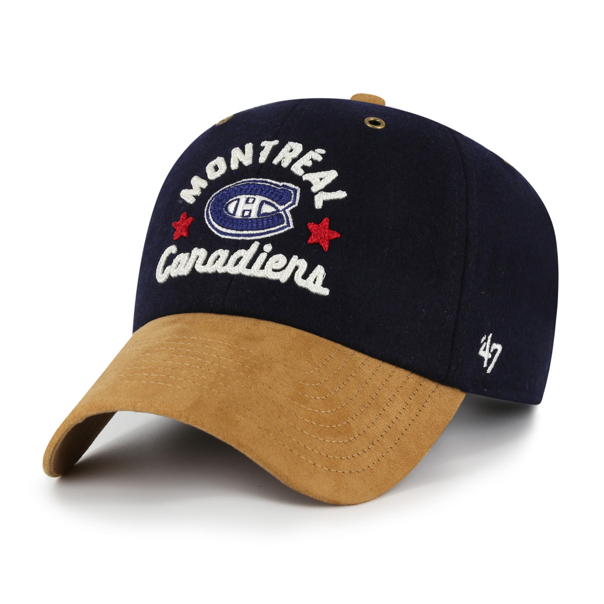 Montreal Canadiens NHL 47 Brand Men's Navy HPD Clean Up Adjustable Hat