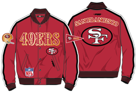 Veste de match rouge à double maille pour homme des 49ers de San Francisco (NFL Pro Standard)