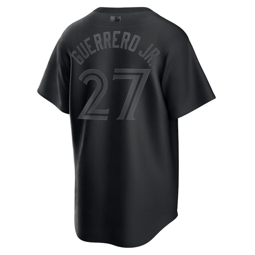 Vladimir Guerrero Jr. Toronto Blue Jays MLB Nike Men's Pitch Black Fashion Replica Jersey