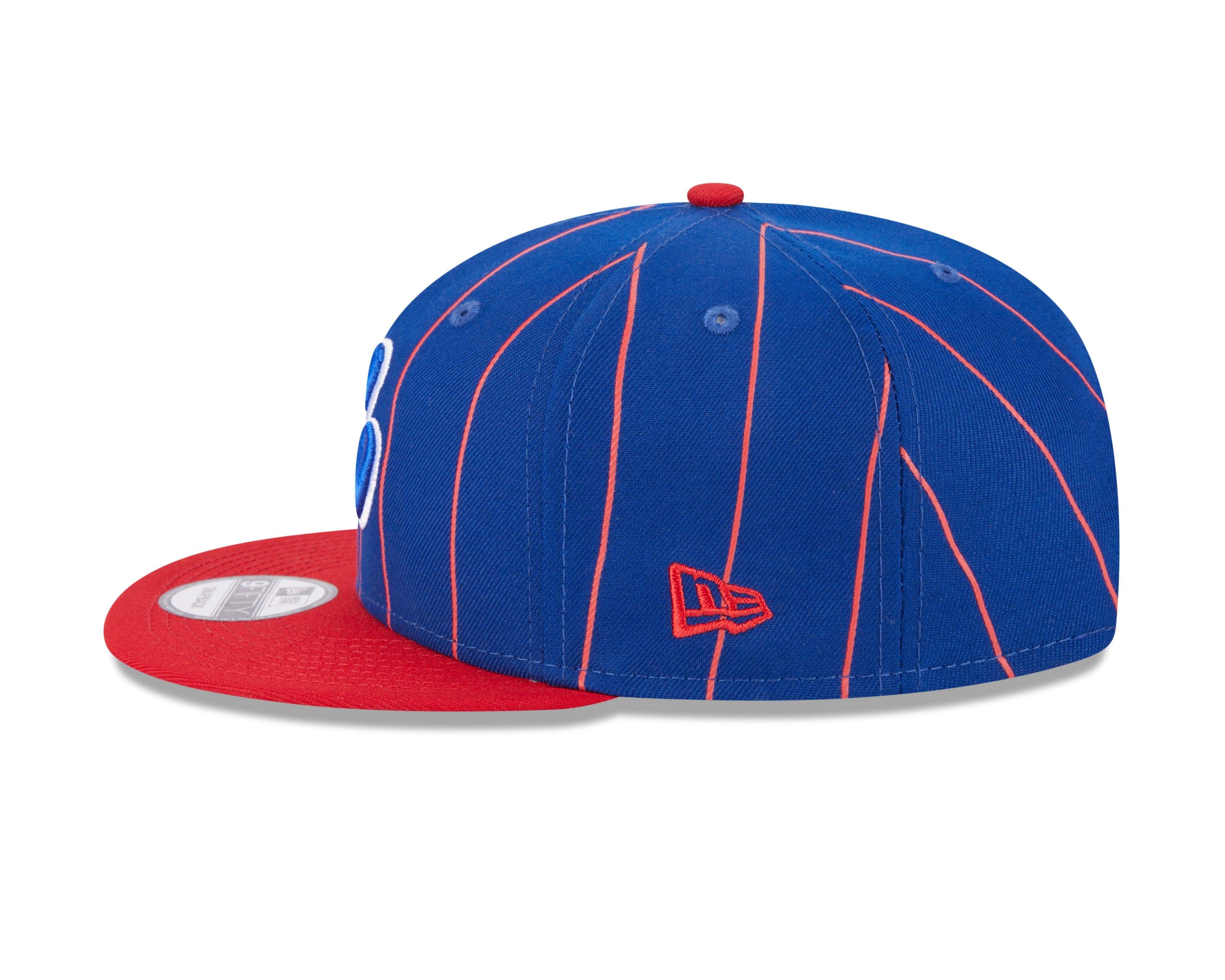Montreal Expos MLB New Era Men's Royal Blue 9Fifty Cooperstown Vintage Pinstripe Snapback