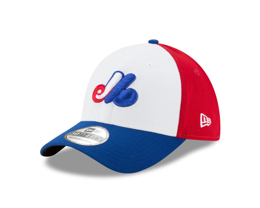 Montreal Expos MLB New Era Men's Tricolor 39Thirty Team Classic Stretch Fit Hat