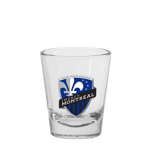 Montreal Impact MLS 1.5oz Round Shot Glass