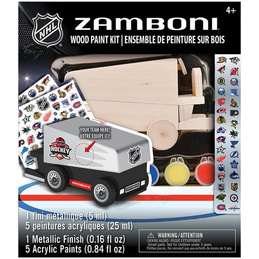 NHL Zamboni Wood Craft and Paint Kit