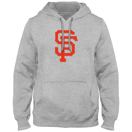 San Francisco Giants MLB Bulletin Men's Athletic Grey Express Twill Logo Hoodie