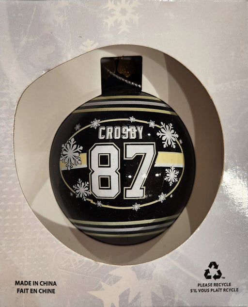 Sidney Crosby Pittsburgh Penguins NHL FOCO Glass Ball Ornament