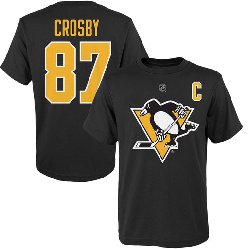 Sidney Crosby Pittsburgh Penguins NHL Outerstuff Youth Black T-Shirt
