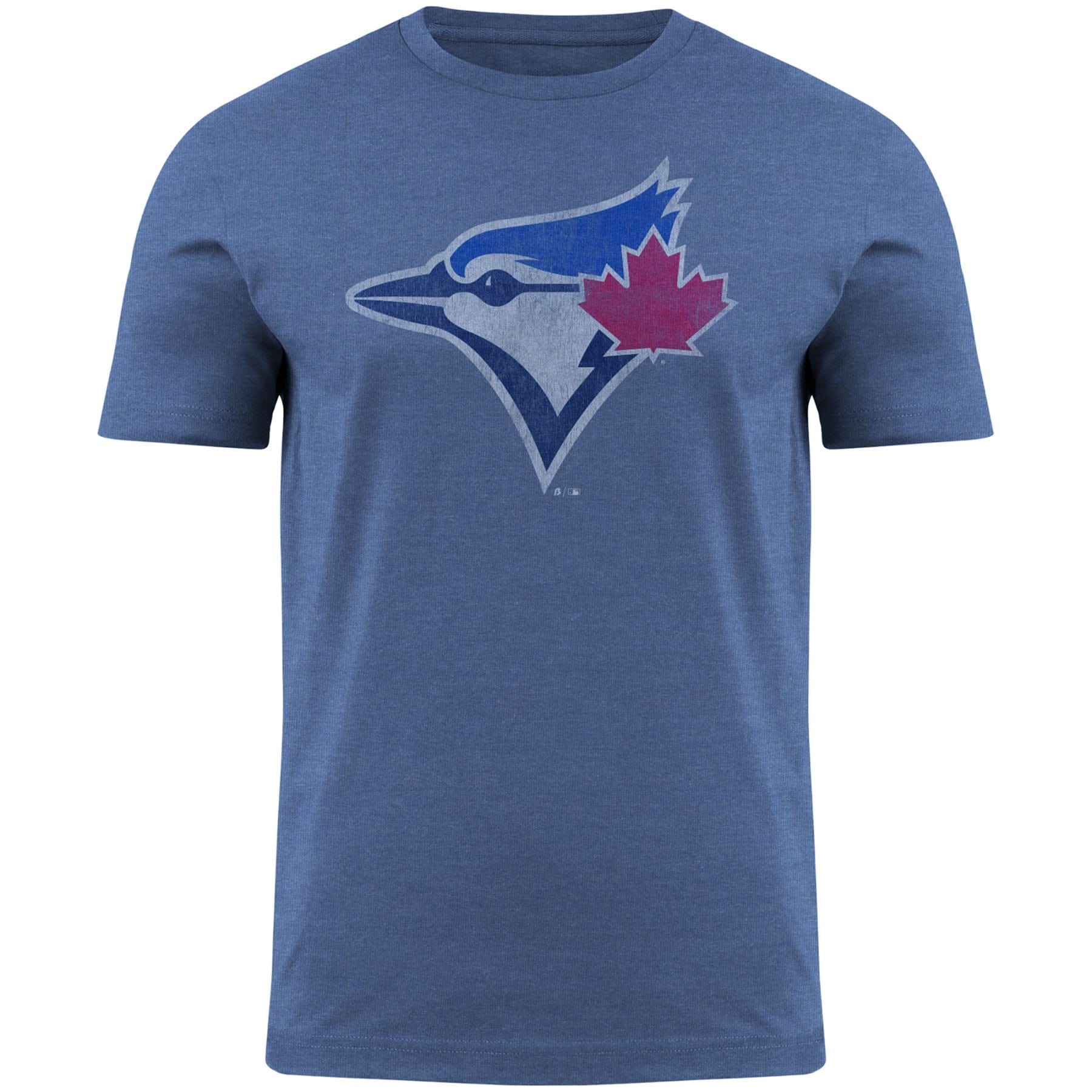 Toronto Blue Jays MLB Bulletin Men's Royal Blue Distressed Primary Logo T-Shirt