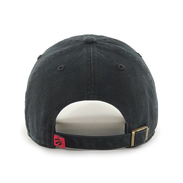 Toronto Raptors NBA 47 Brand Men's Black Clean Up Adjustable Hat