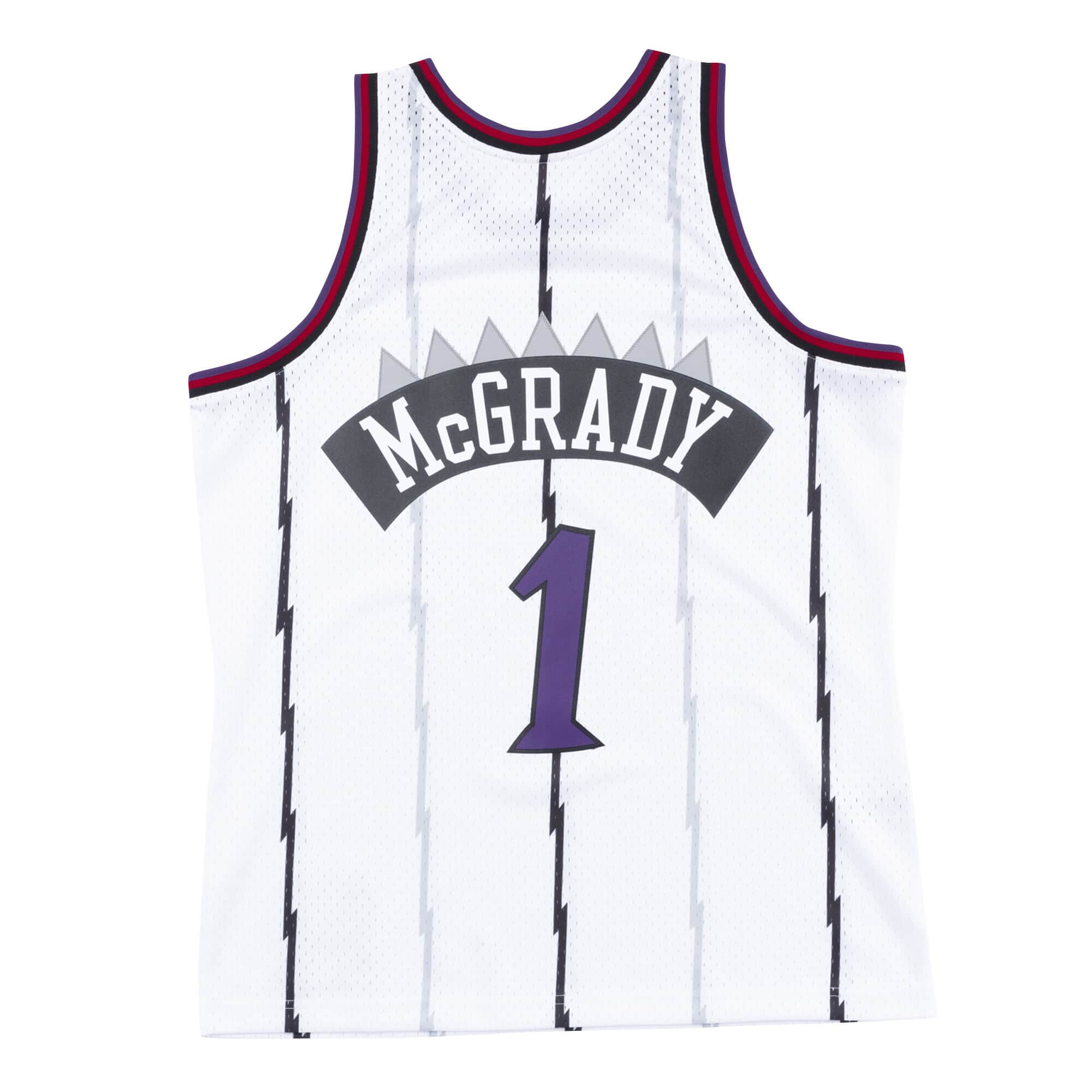 Tracy Mcgrady Toronto Raptors NBA Mitchell & Ness Men's White 1998-99 Hardwood Classics Swingman Jersey