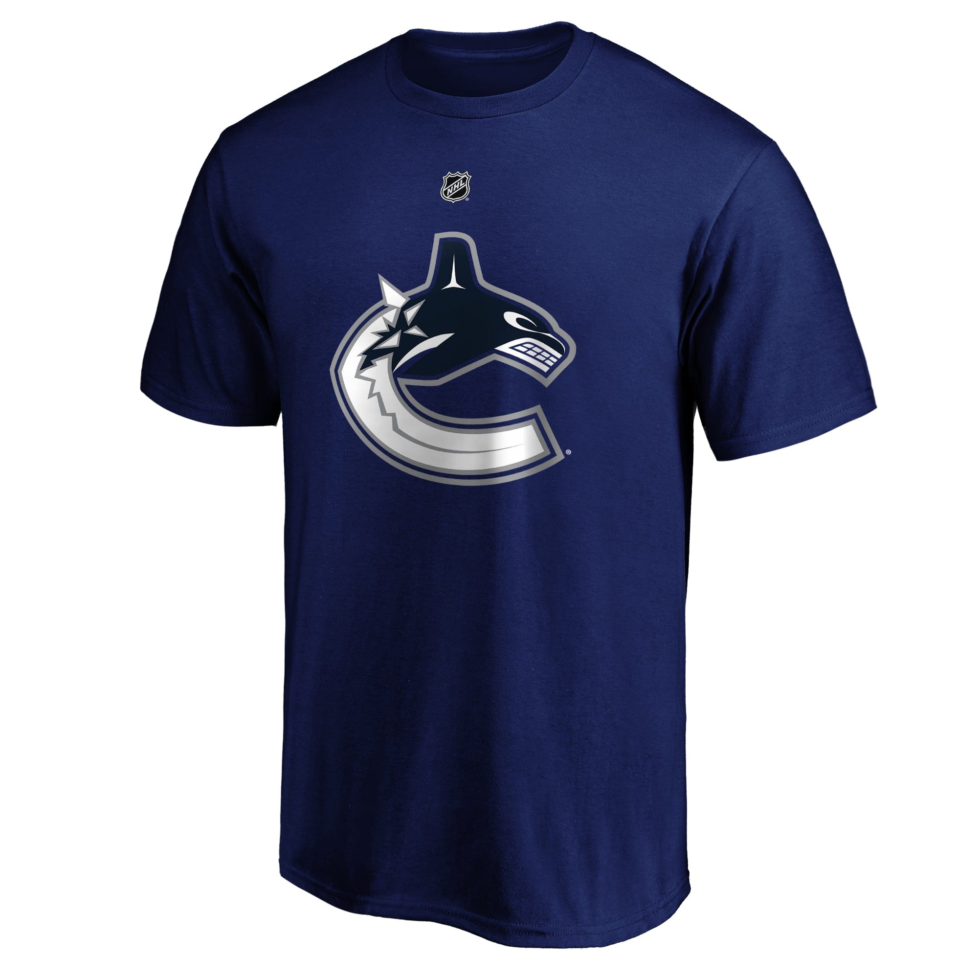 Quinn Hughes Vancouver Canucks NHL Fanatics Branded Men's Navy Authentic T-Shirt