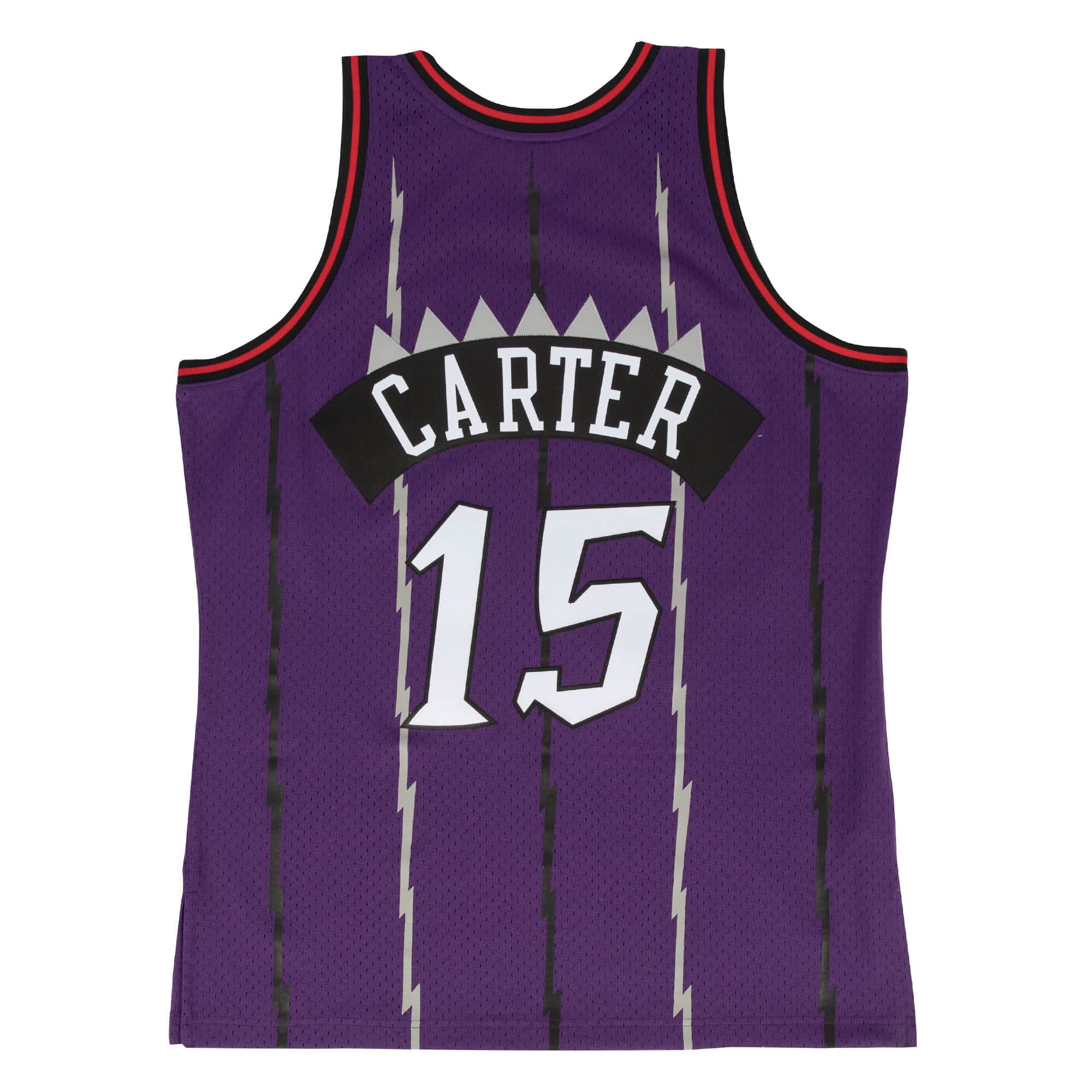Vince Carter Toronto Raptors NBA Mitchell & Ness Men's Purple 1998-99 Hardwood Classics Swingman Jersey