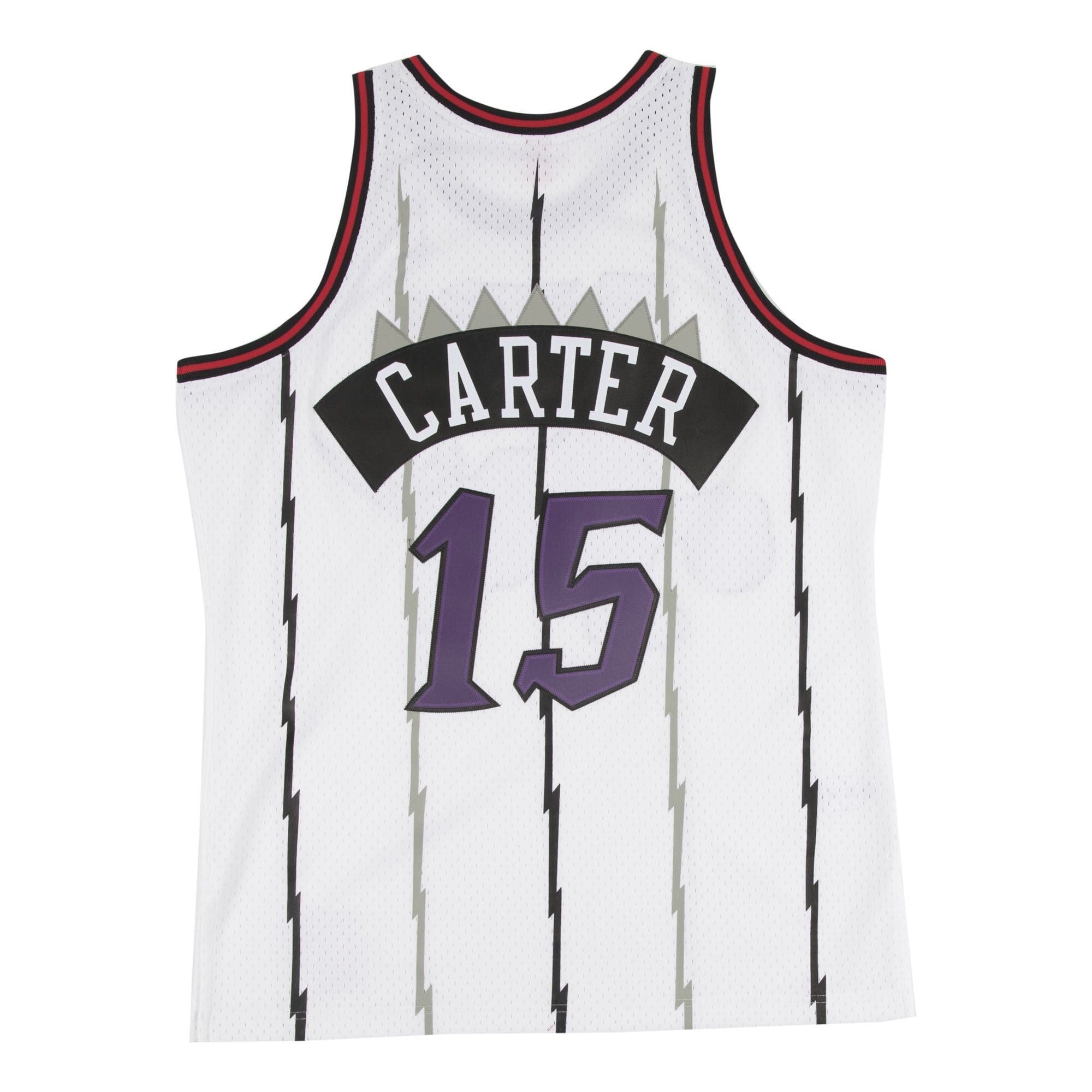 Vince Carter Toronto Raptors NBA Mitchell & Ness Men's White 1998-99 Hardwood Classics Swingman Jersey