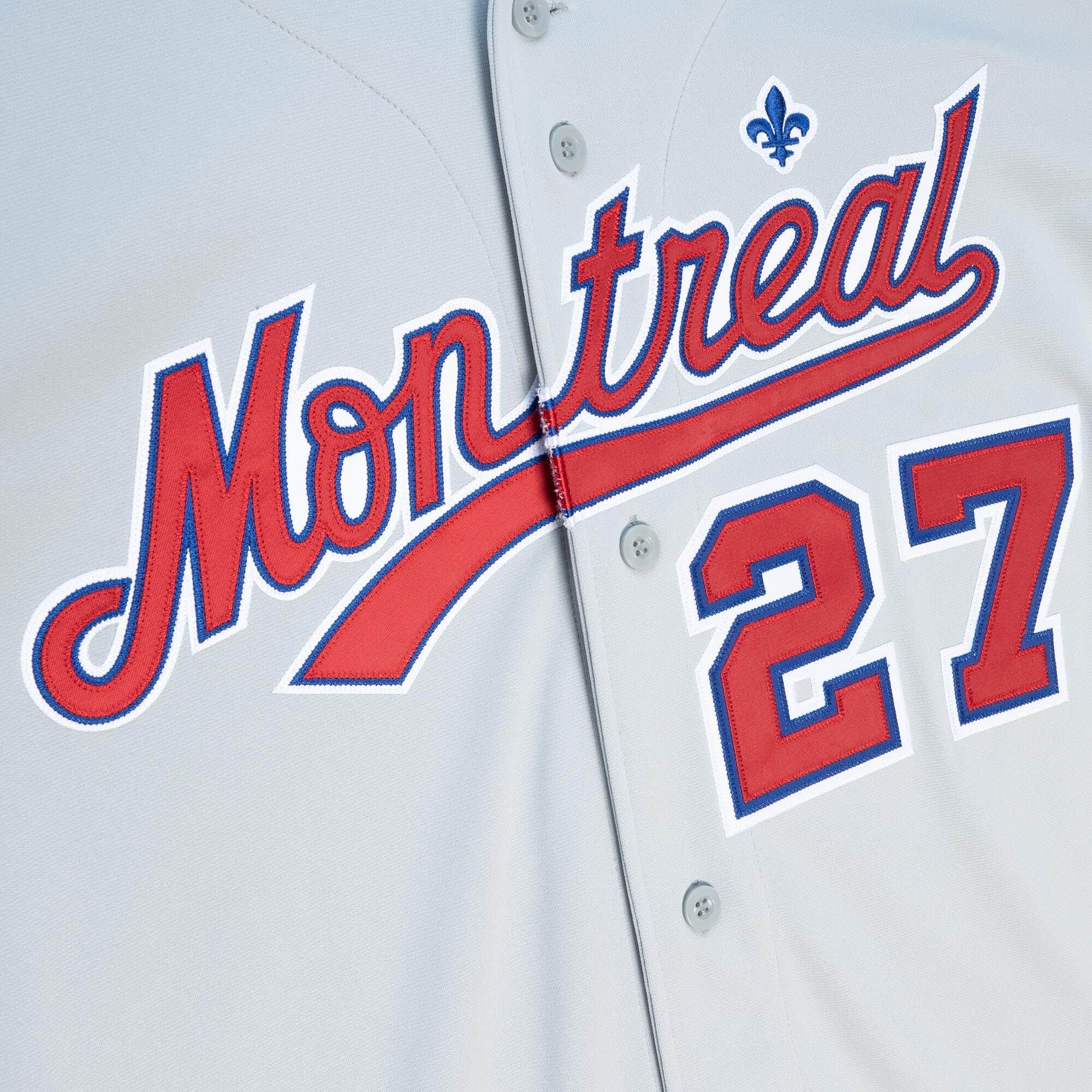 Vladimir Guerrero Montreal Expos MLB Mitchell & Ness Men's Grey 1997 Authentic Jersey